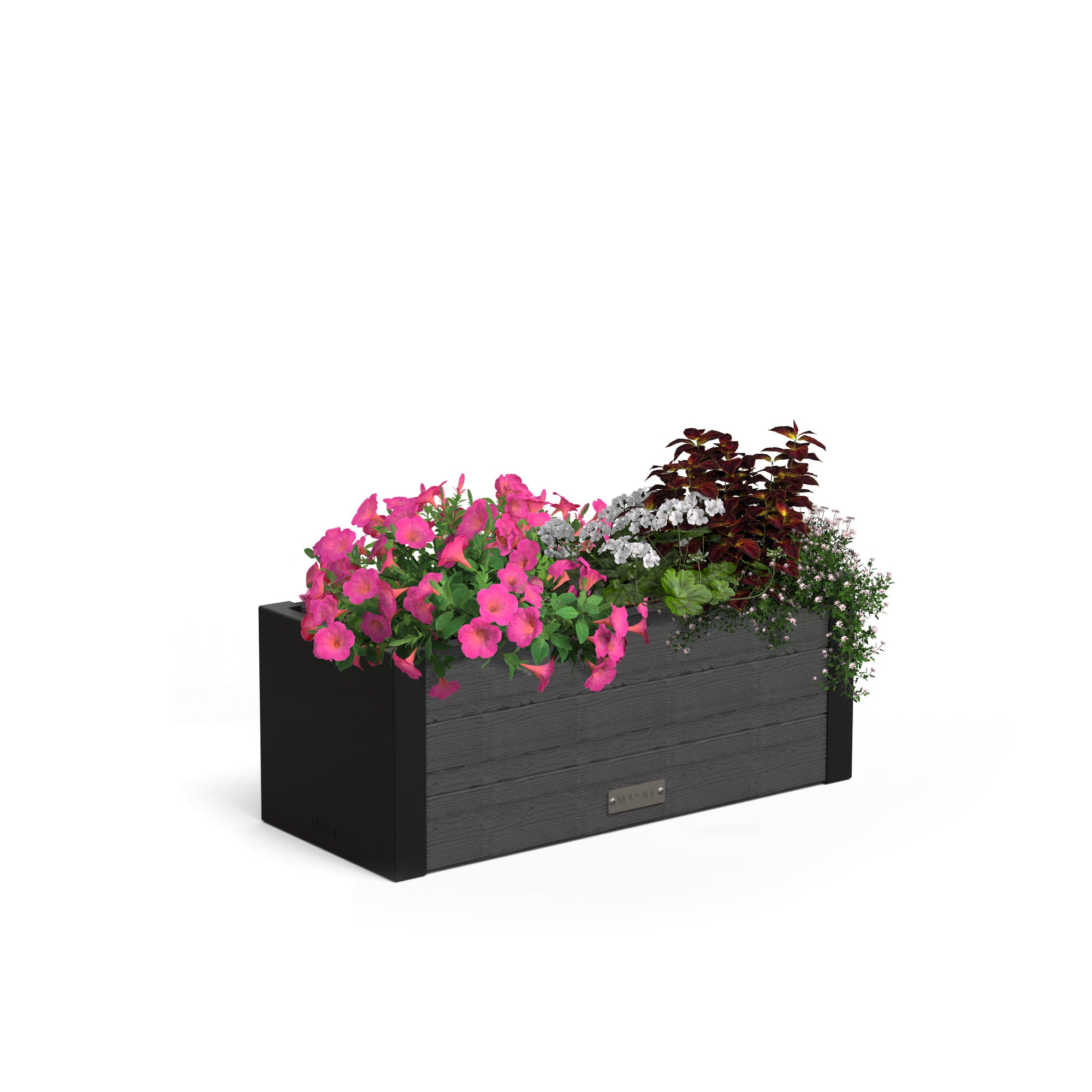 Mayne Horizon 2ft Window Box with Steel Wall Mount Brackets