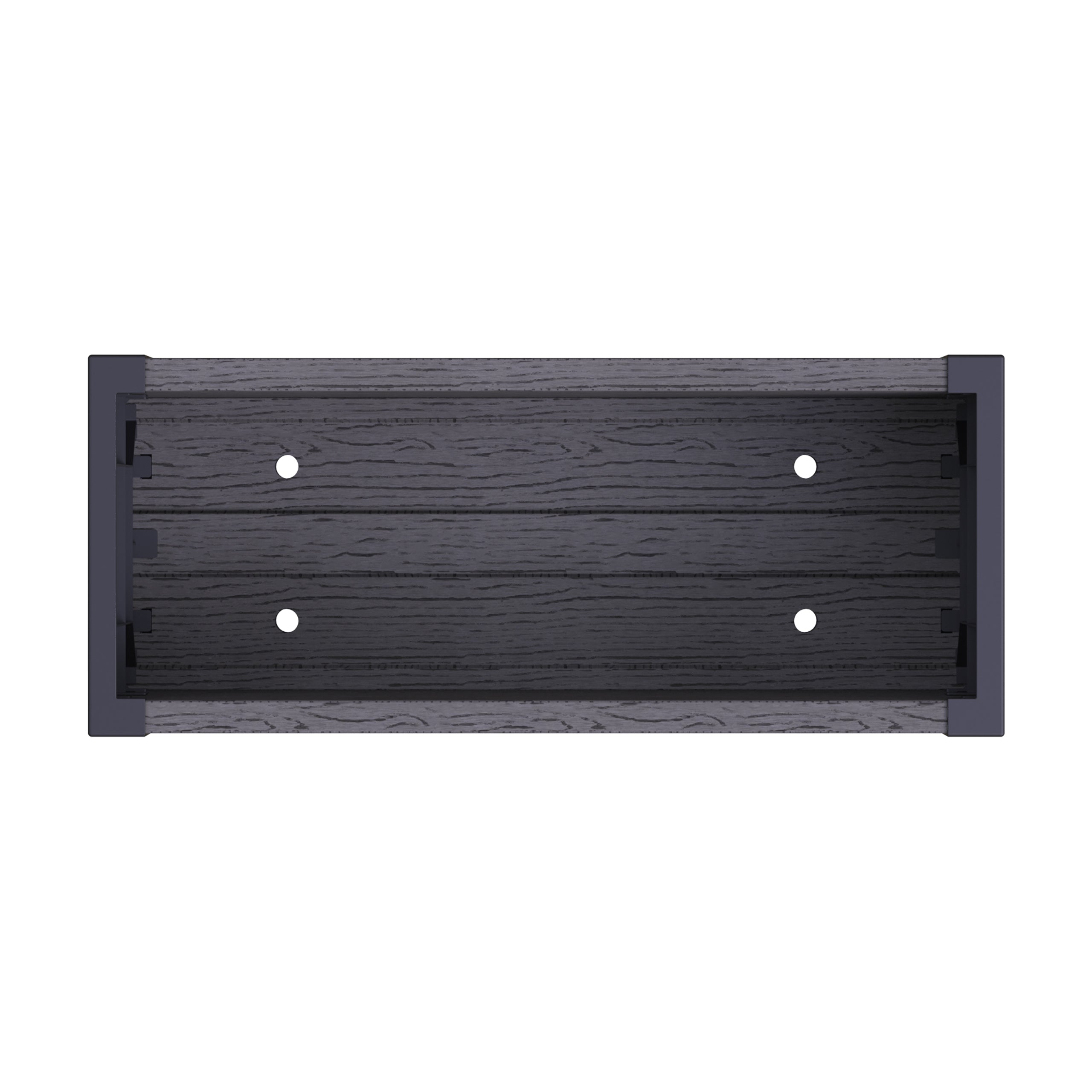 Mayne Horizon 2ft Window Box with Steel Wall Mount Brackets