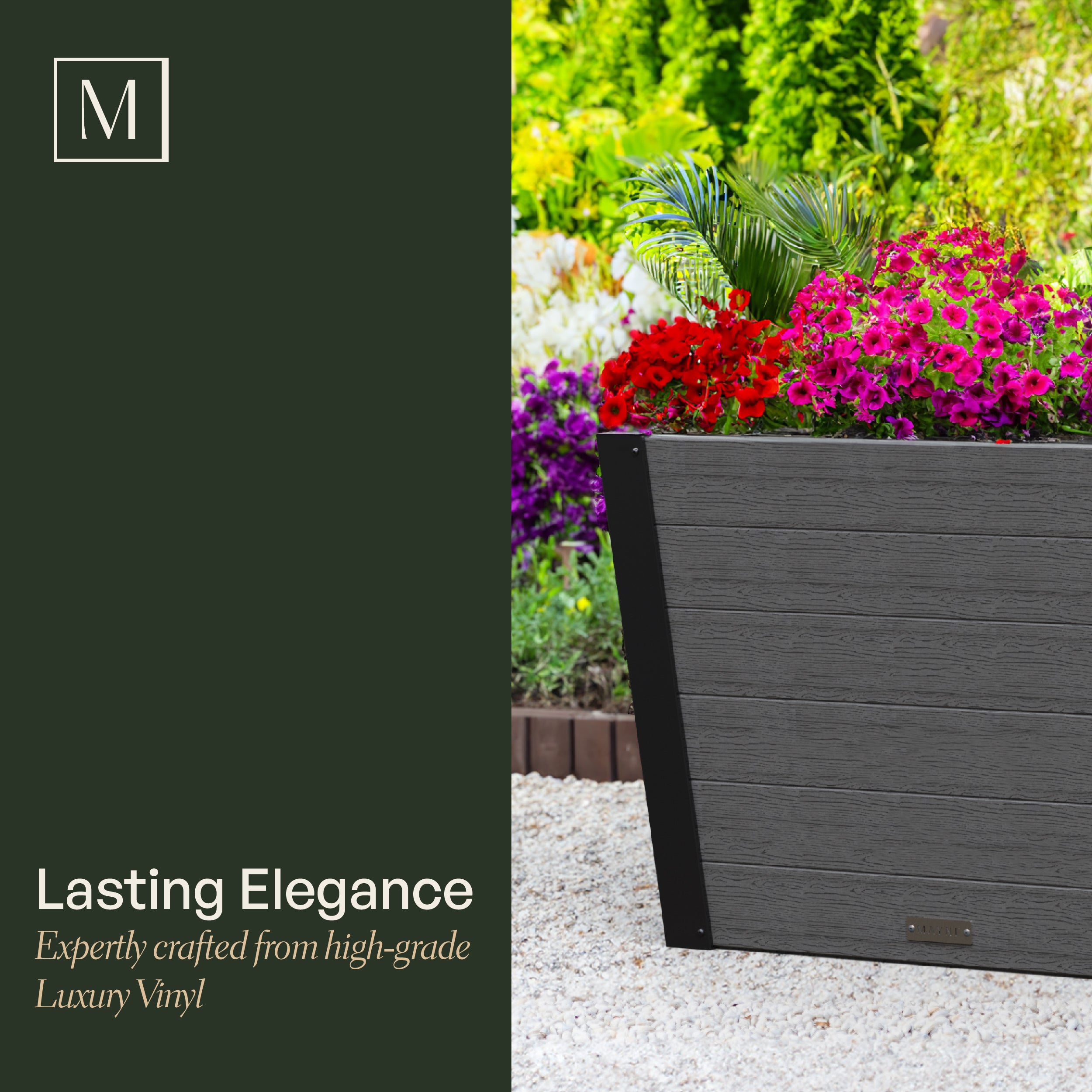 Mayne Horizon 30-Inch Tall Rectangular Outdoor Planter
