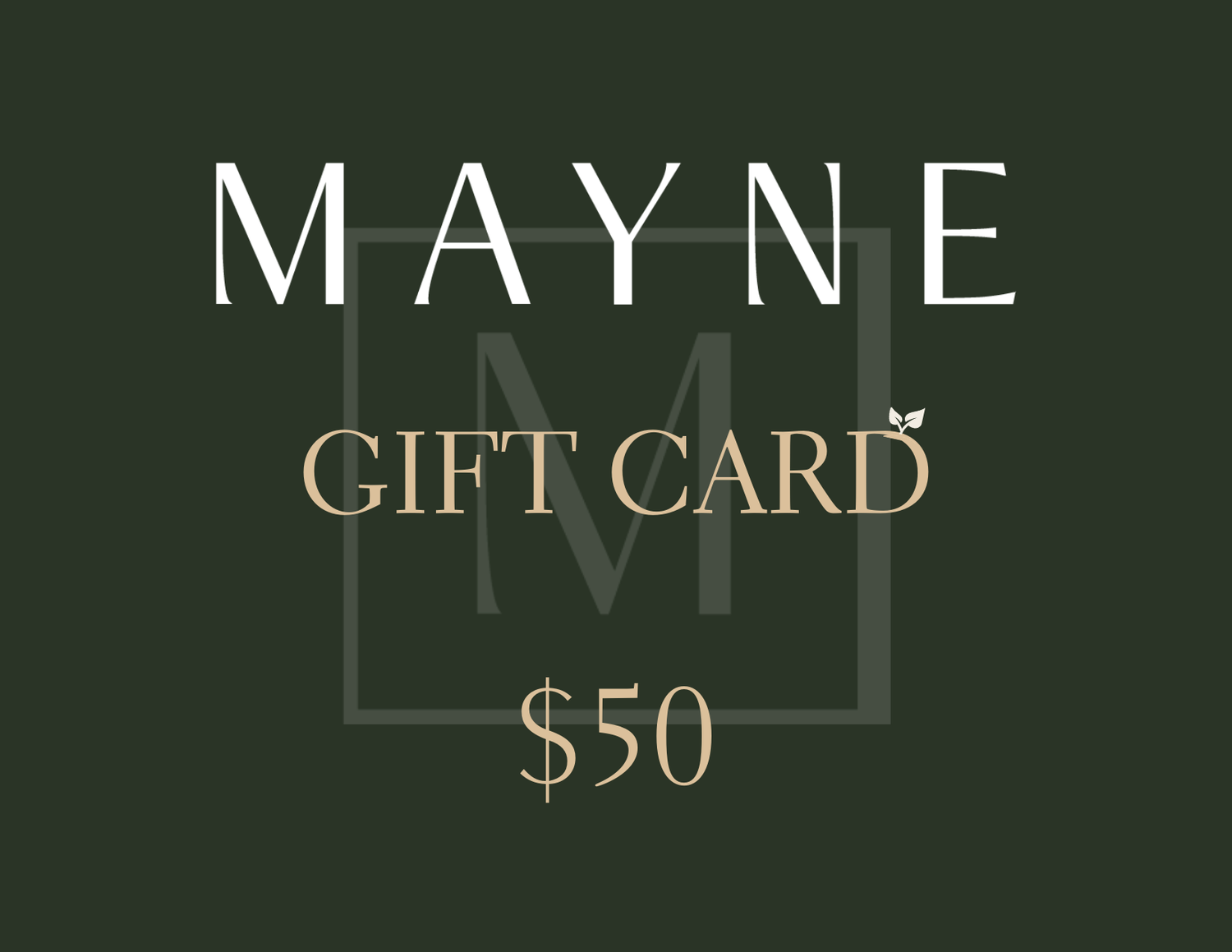 Mayne Digital Gift Card