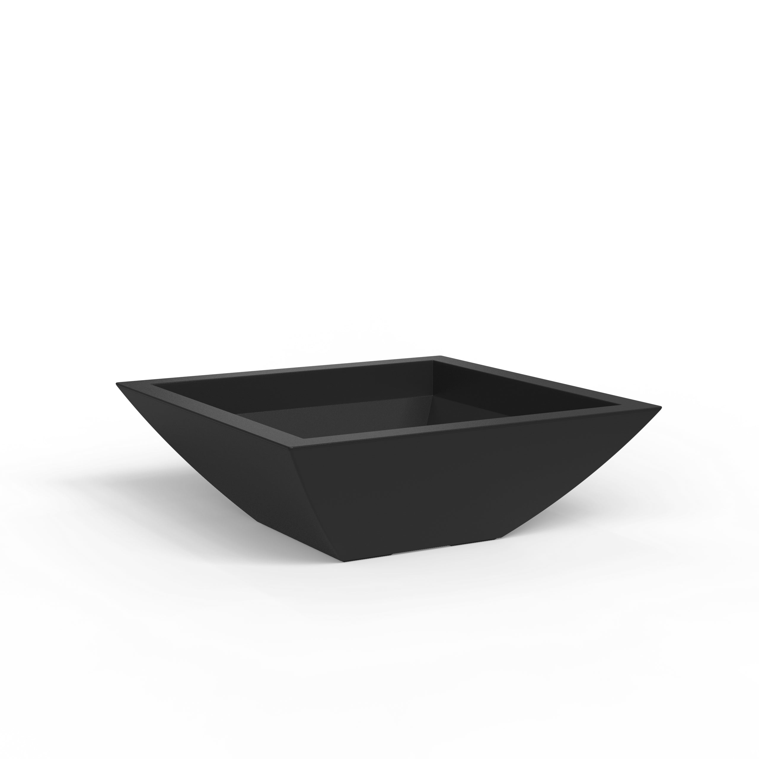 Mayne Evolve 20-Inch Square Tapered Bowl Planter