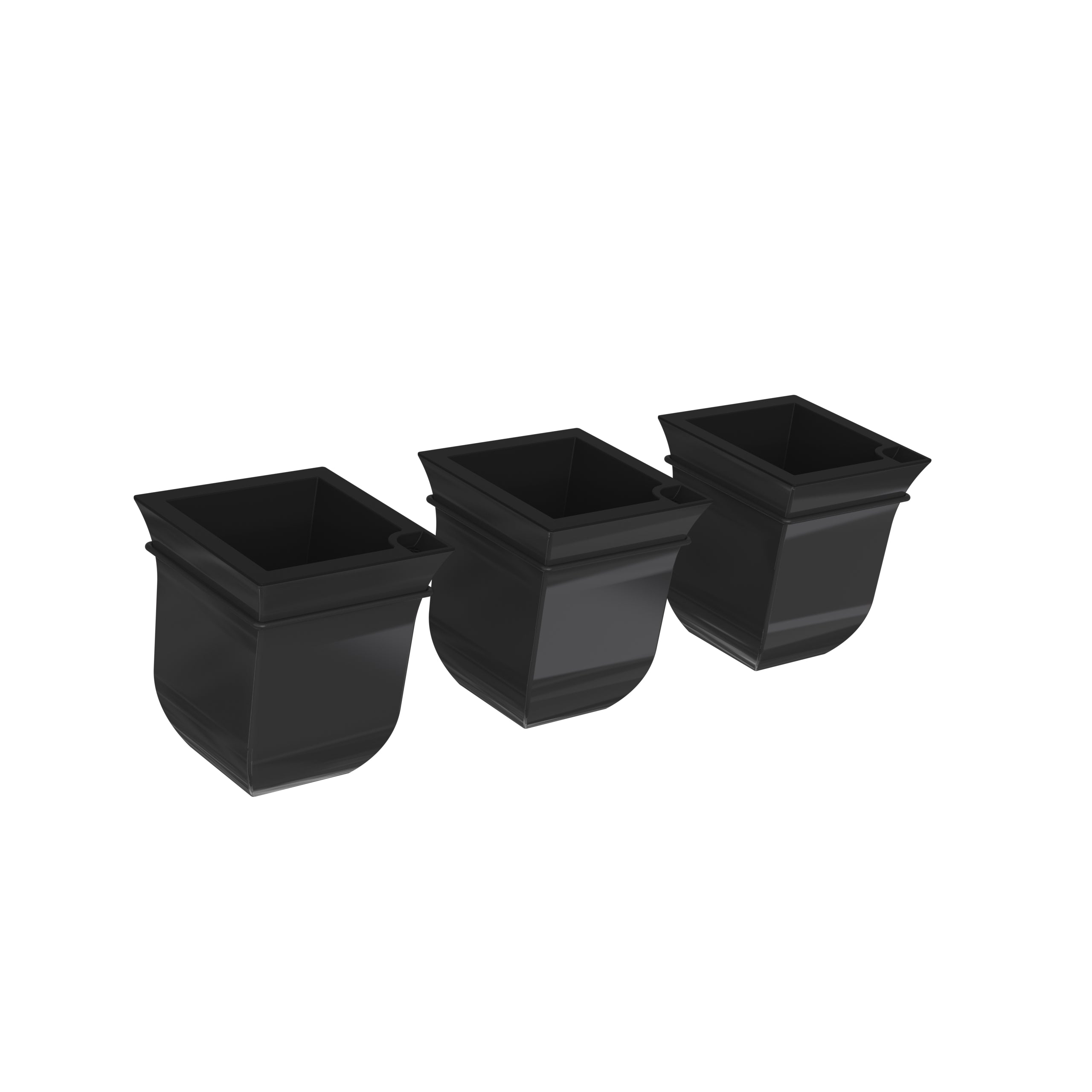 Mayne Valencia 8-Inch Self-Watering Wall Mount Planter (3-Pack)