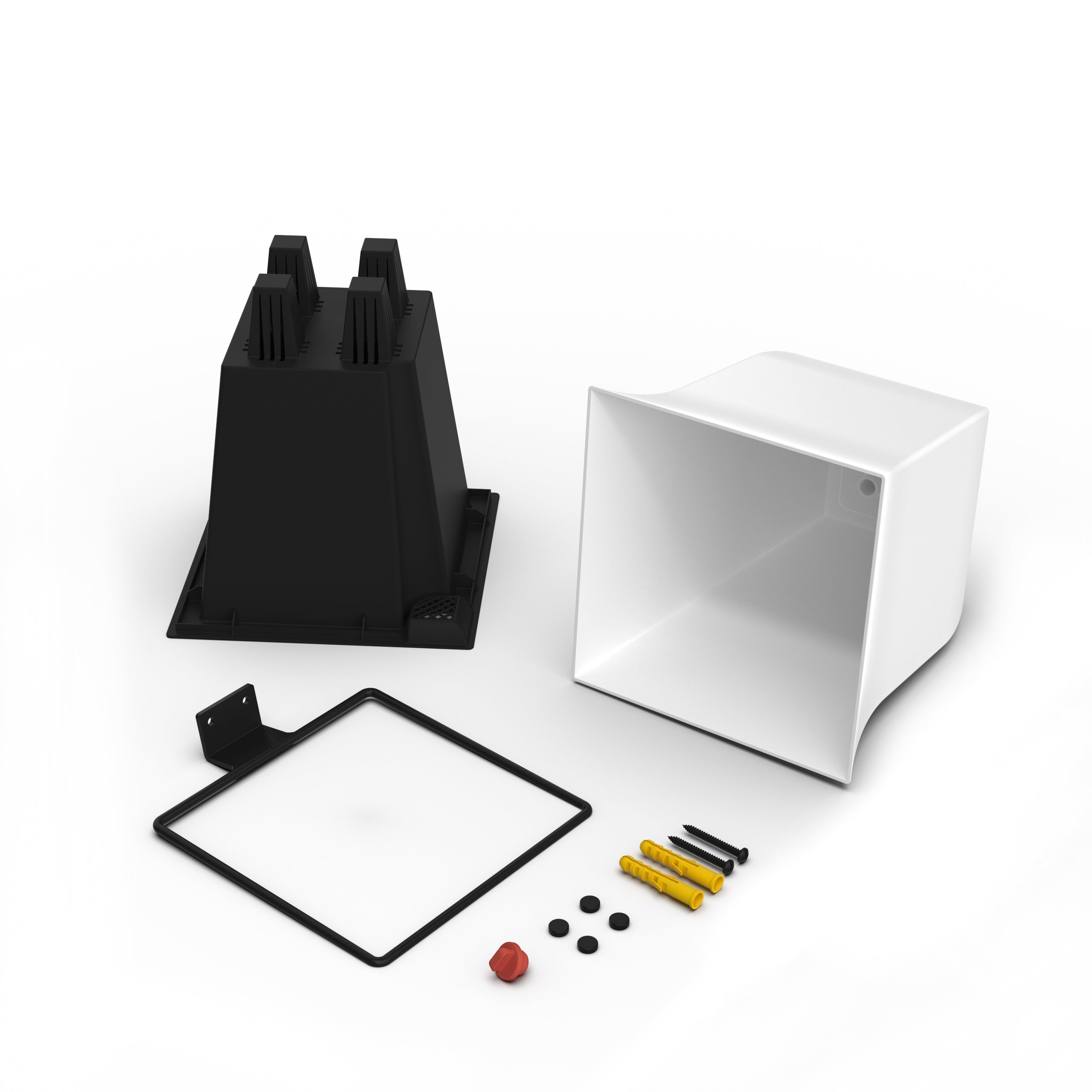 Mayne Valencia 8-Inch Self-Watering Wall Mount Planter (3-Pack)