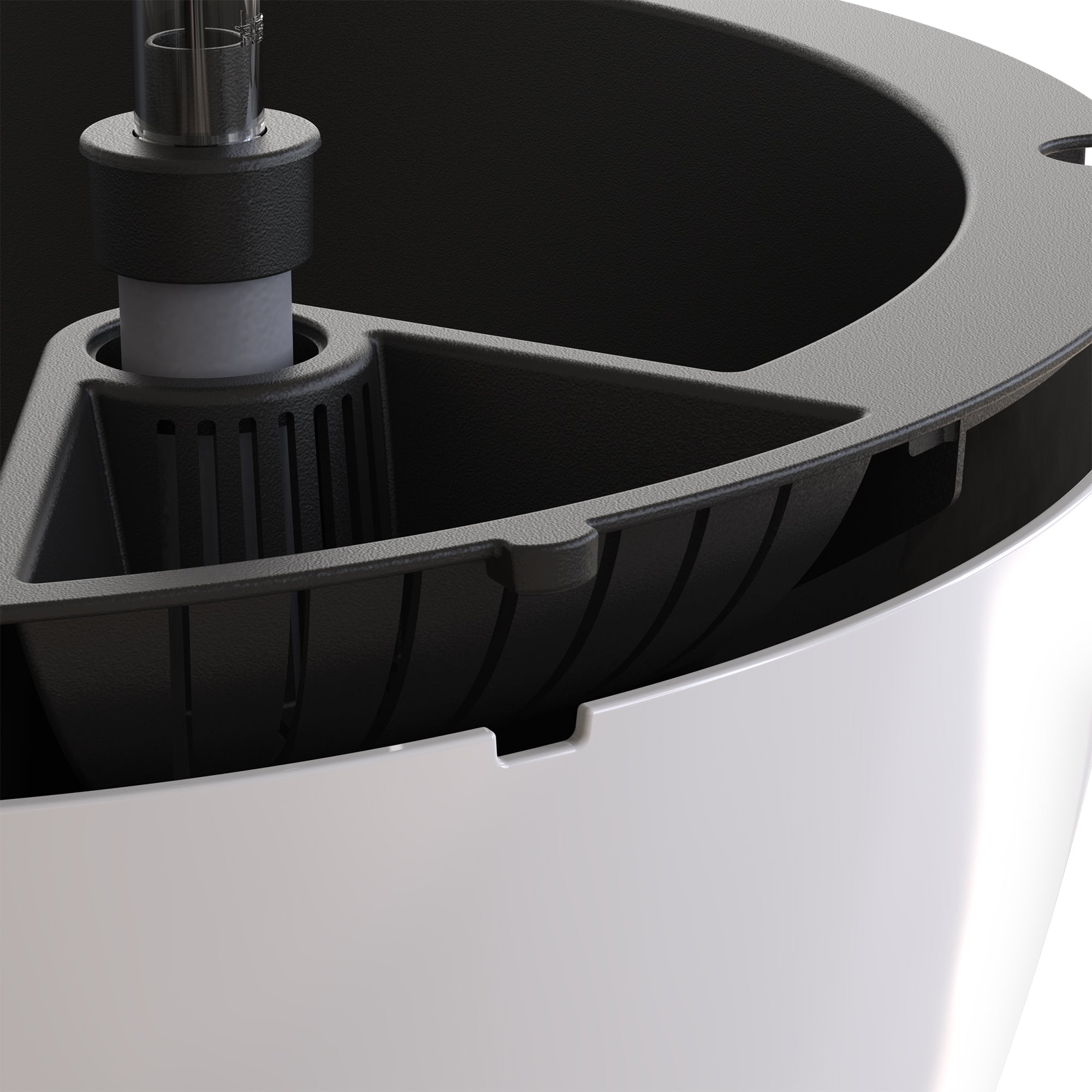 Mayne Caprio 14-Inch Self-Watering Hanging Planter with Water Level Indicator