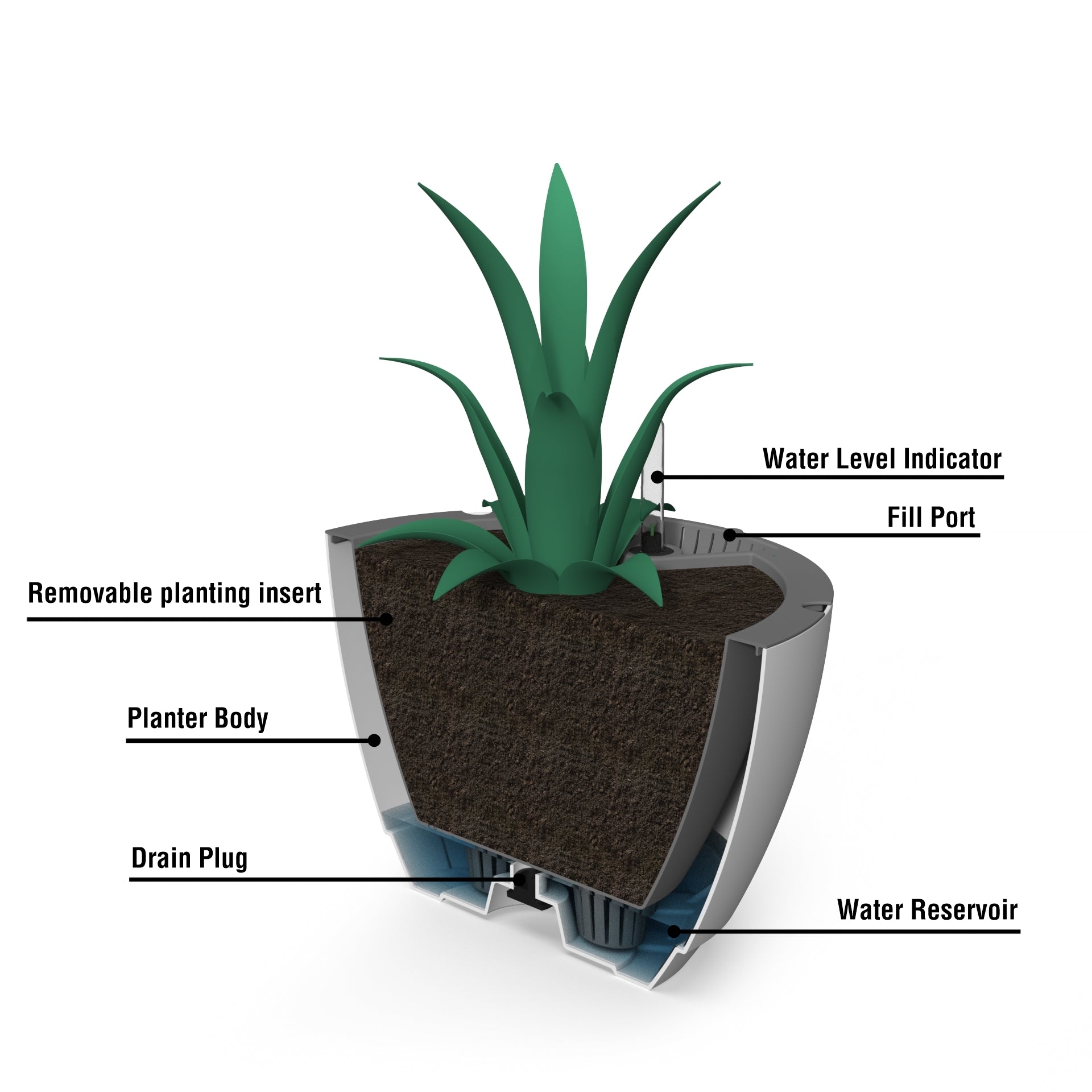 Mayne Caprio Hanging Planter