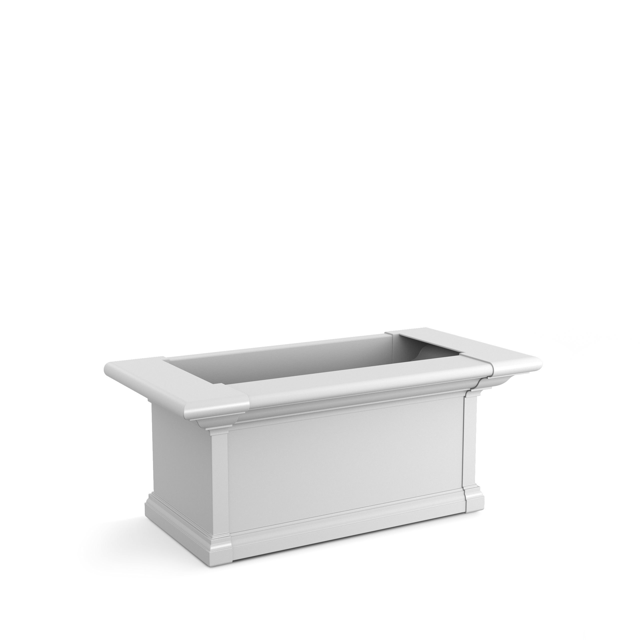 Mayne Yorkshire 2ft Self-Watering Window Box with Steel Wall Mount Brackets