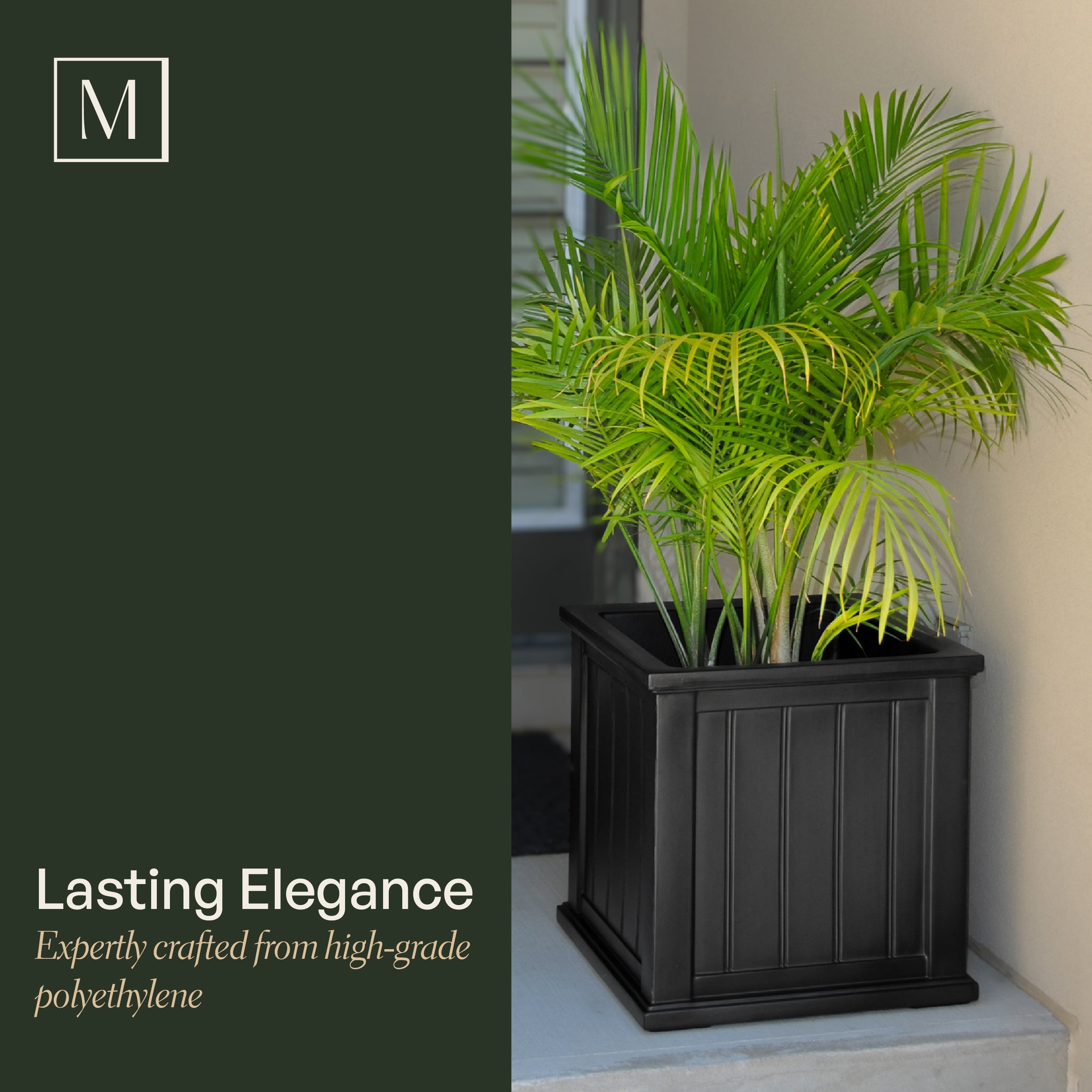 Mayne Cape Cod 14in Square Planter