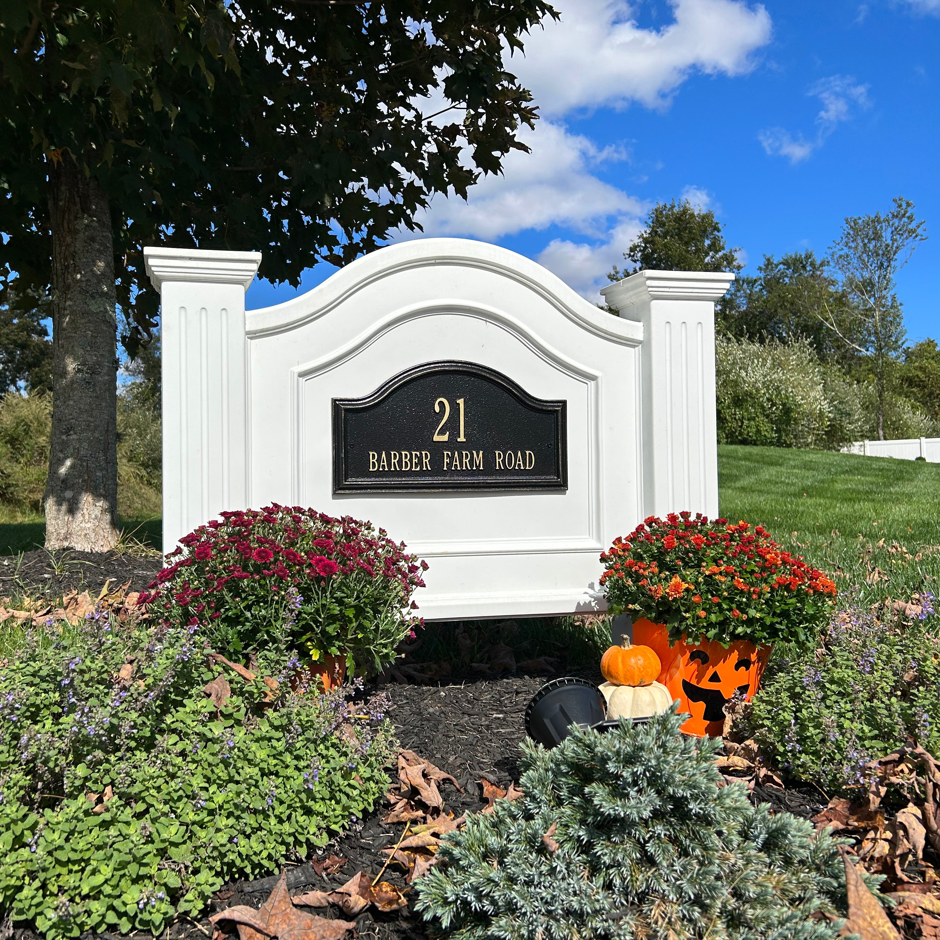 Mayne Nantucket Address Sign
