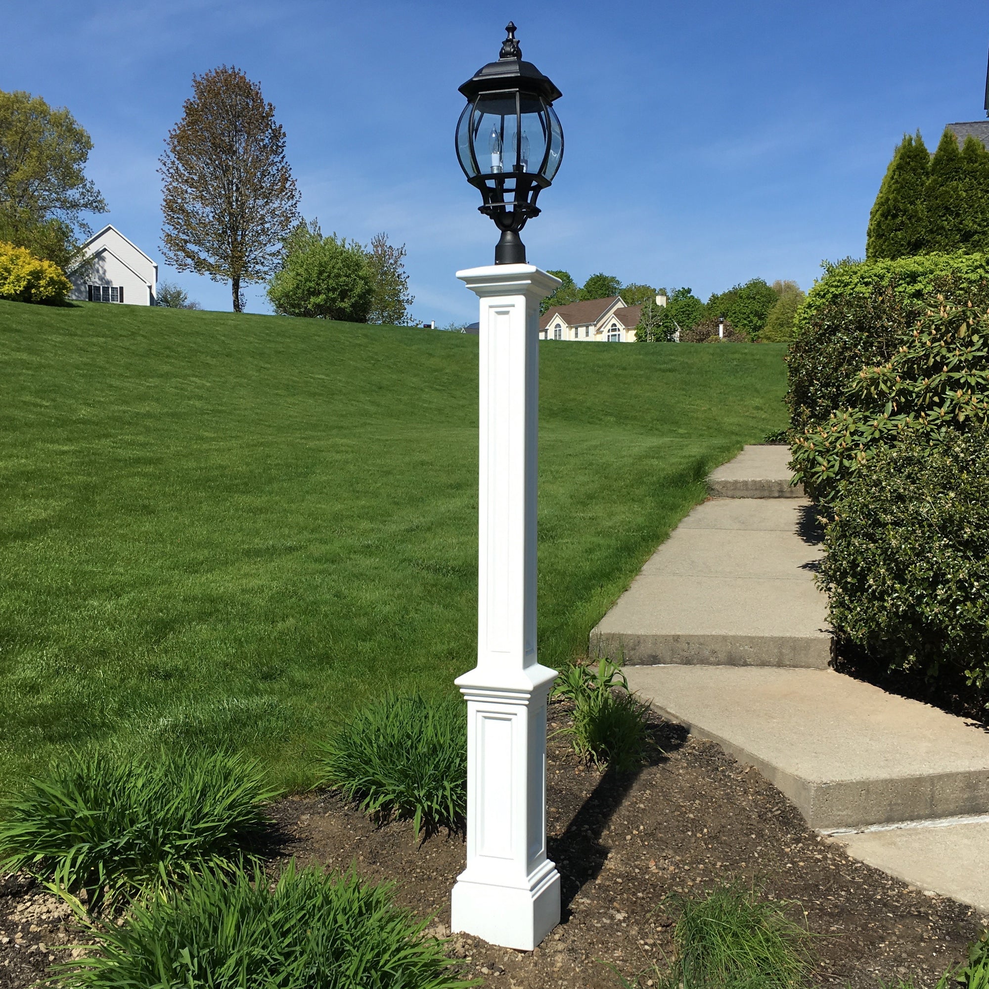 Mayne Signature Lamp Post with PVC Mount