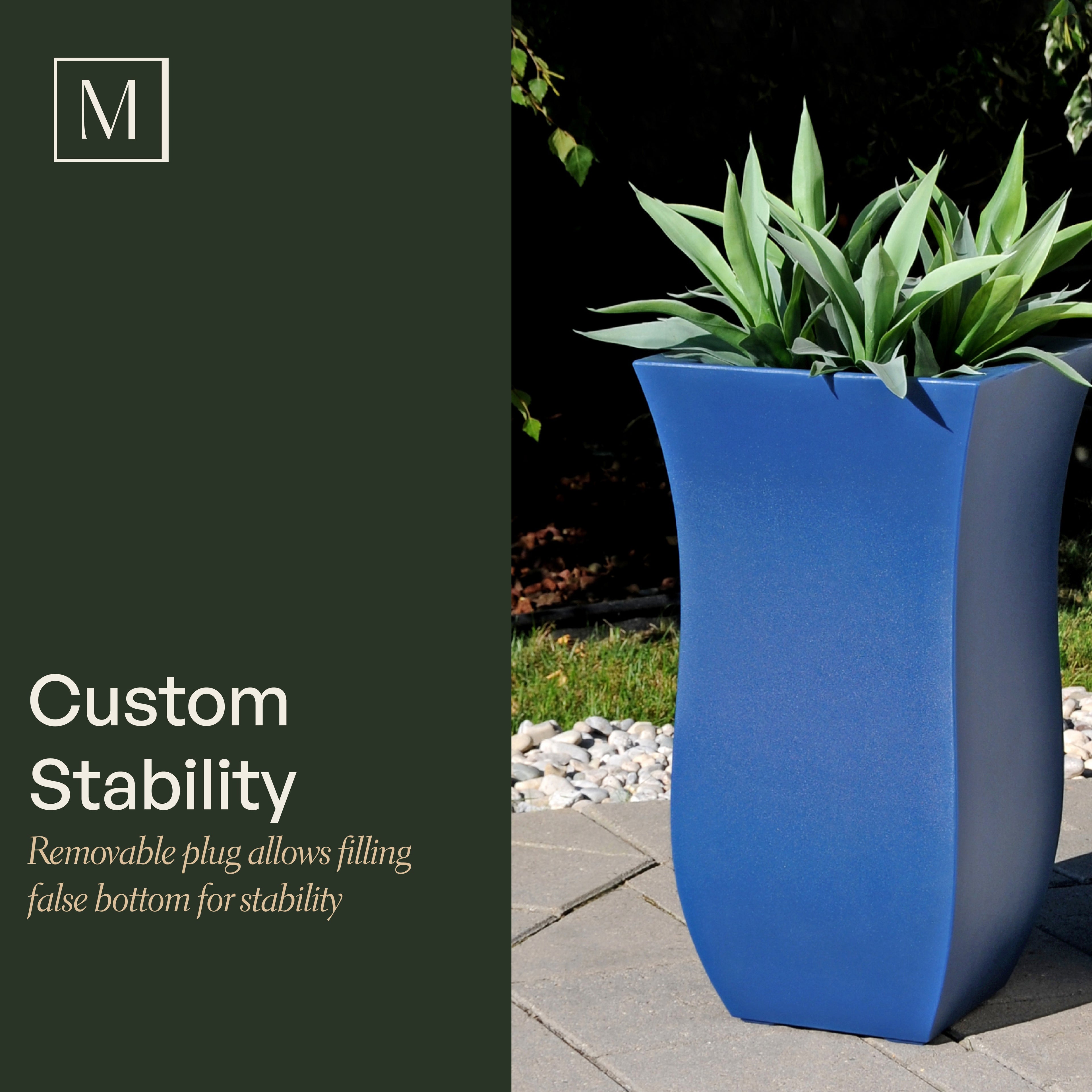 Mayne Valencia 30-Inch Outdoor Tall Planter