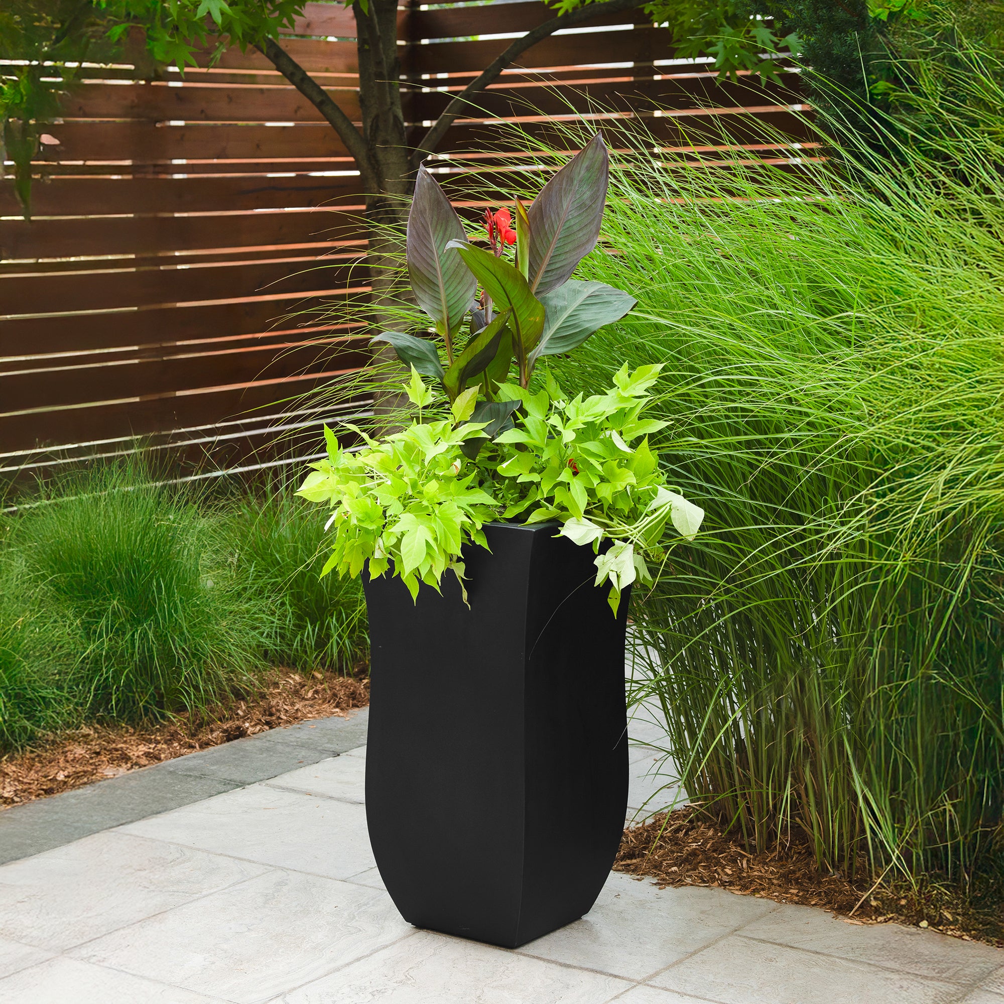Mayne Valencia 30-Inch Indoor and Outdoor Tall Planter
