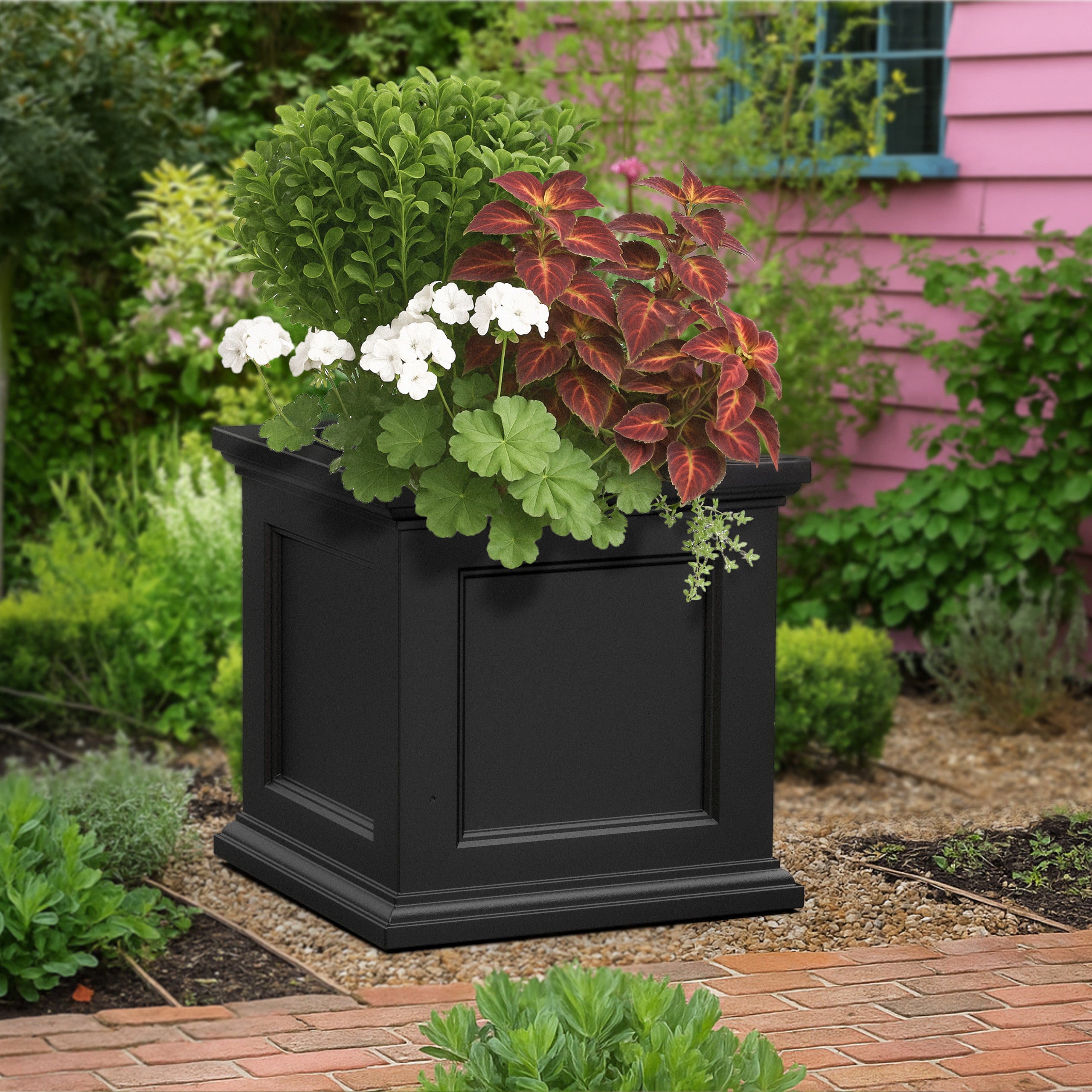 Mayne Fairfield 24-Inch Self-Watering Square Planter