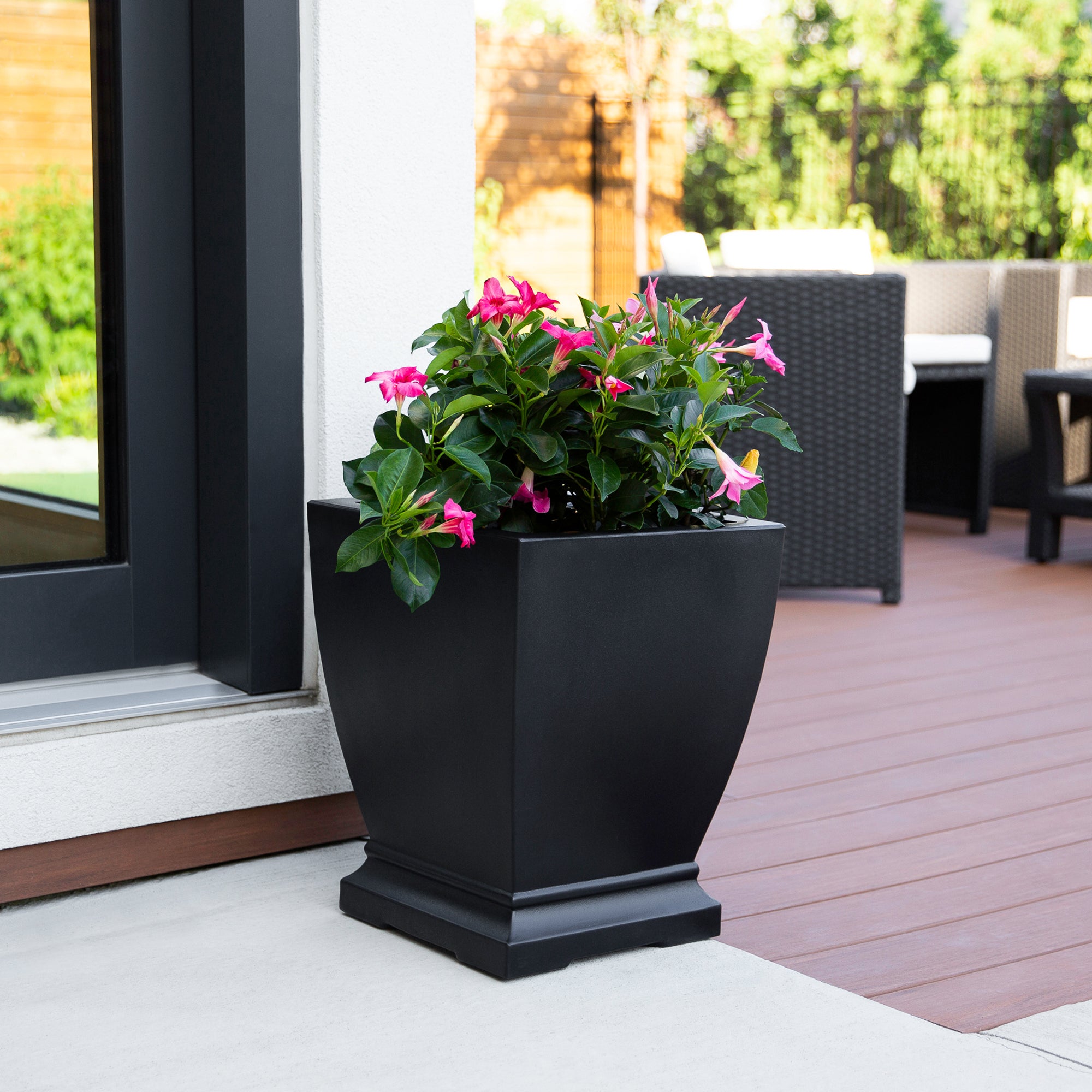 Mayne Acadia 18-Inch Self-Watering Tall Planter