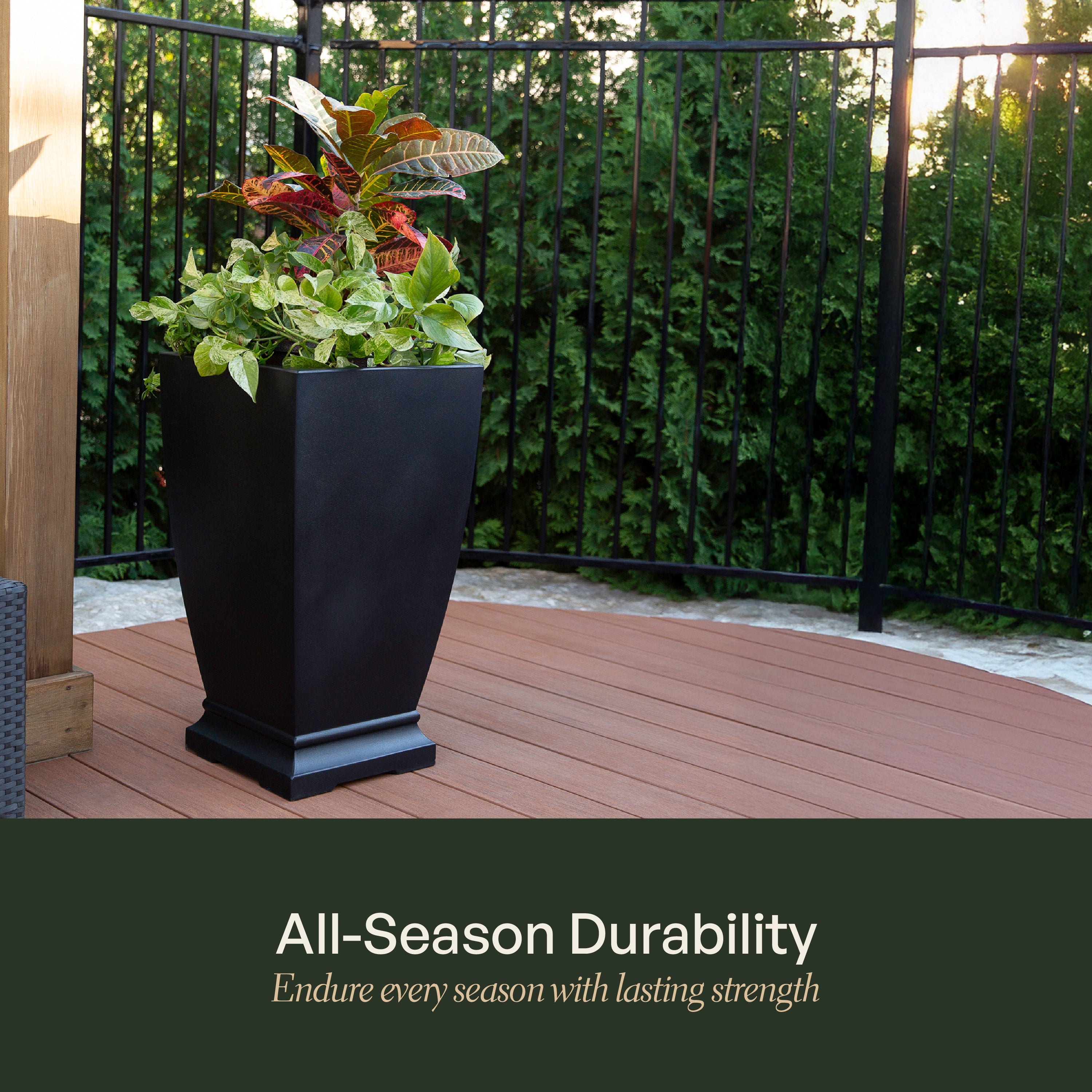 Mayne Acadia 28-Inch Self-Watering Tall Planter