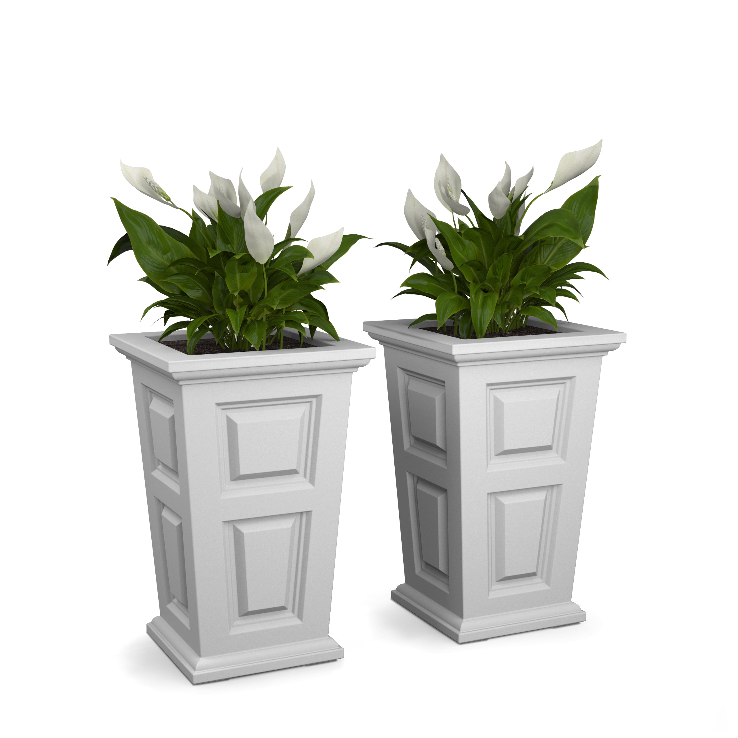 Mayne Wyndham 24-Inch Self-Watering Tall Planter with Removable Planting Insert