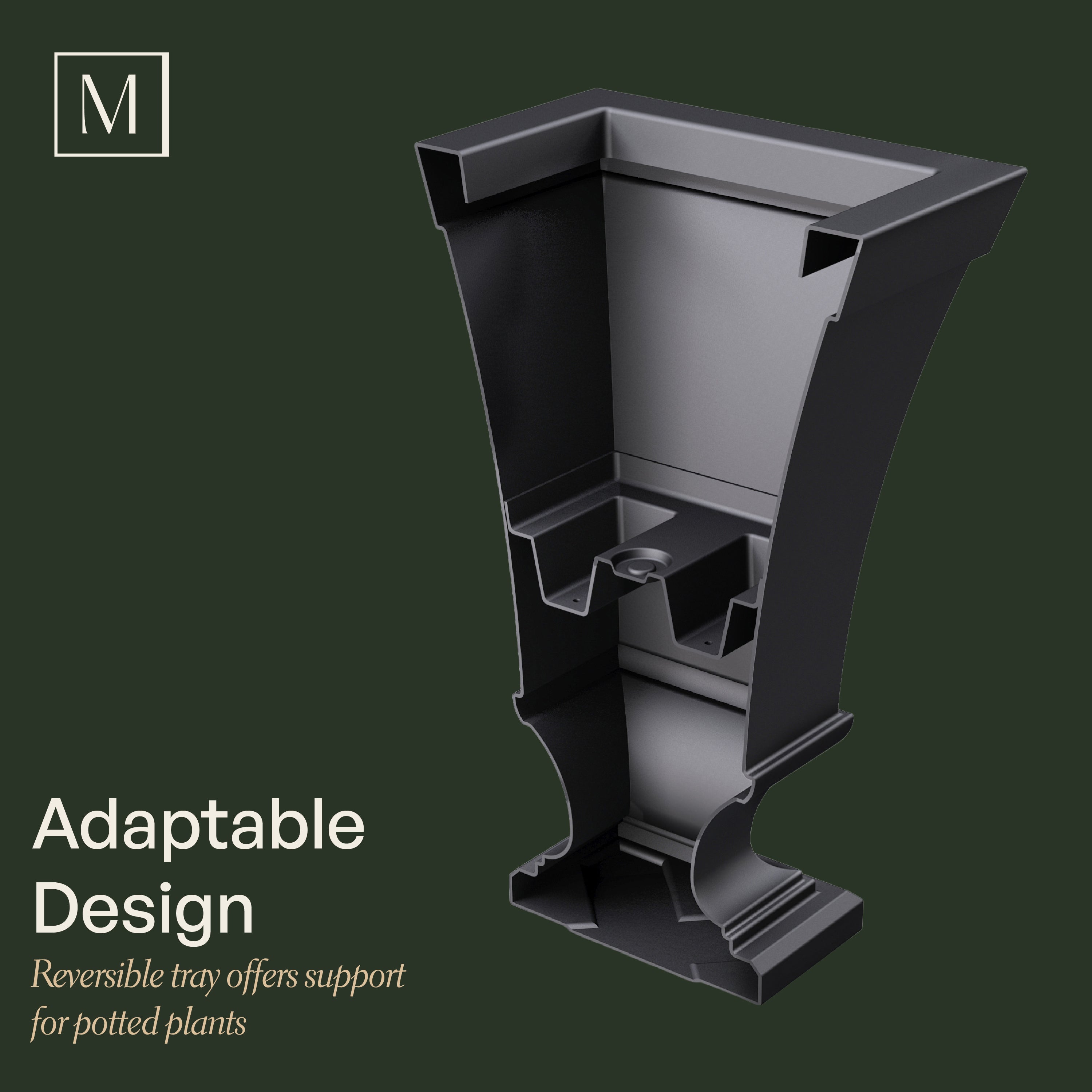 Mayne Vienna 25-Inch Self-Watering Urn Planter