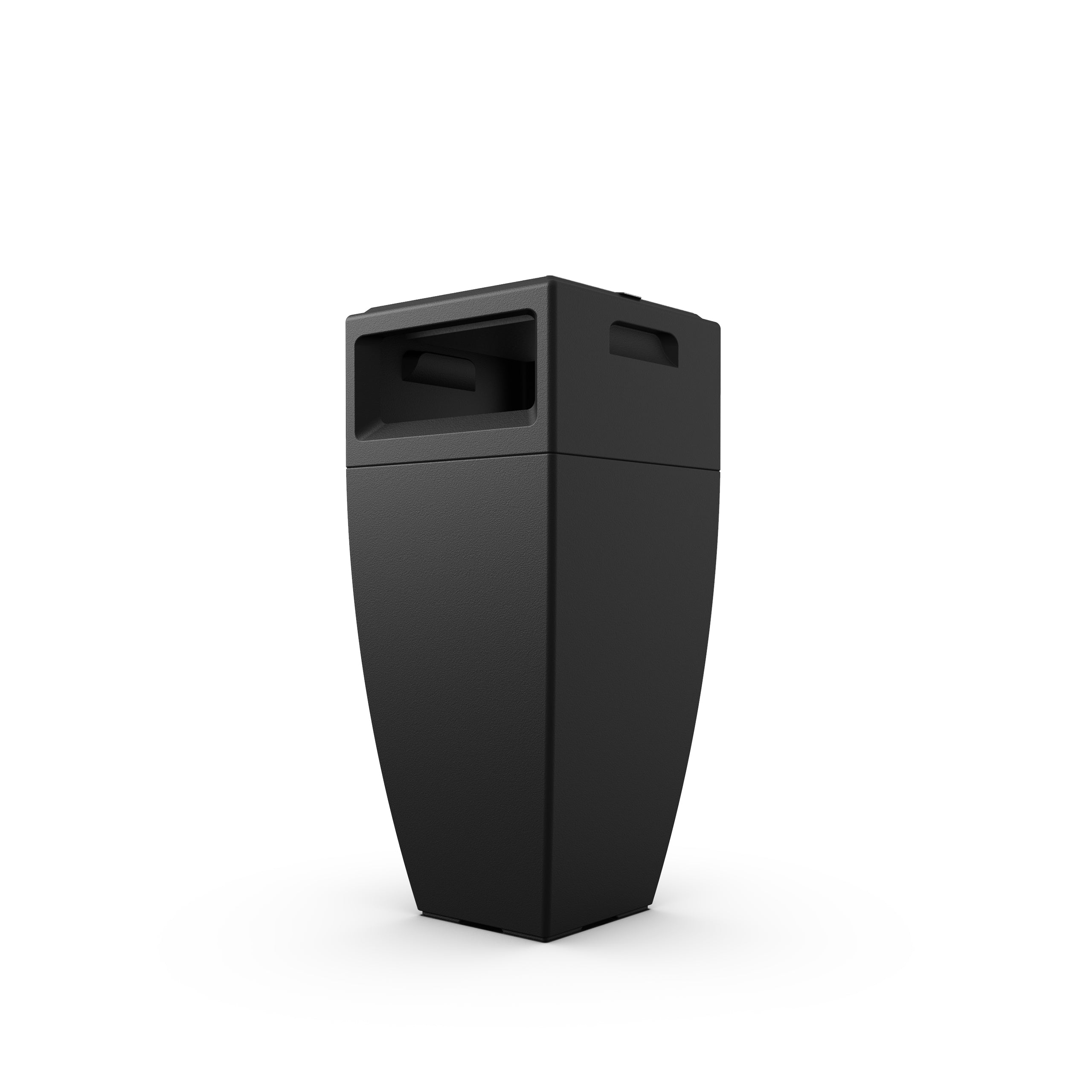 Mayne Kobi 43in Tall Waste Bin with Ashtray Insert