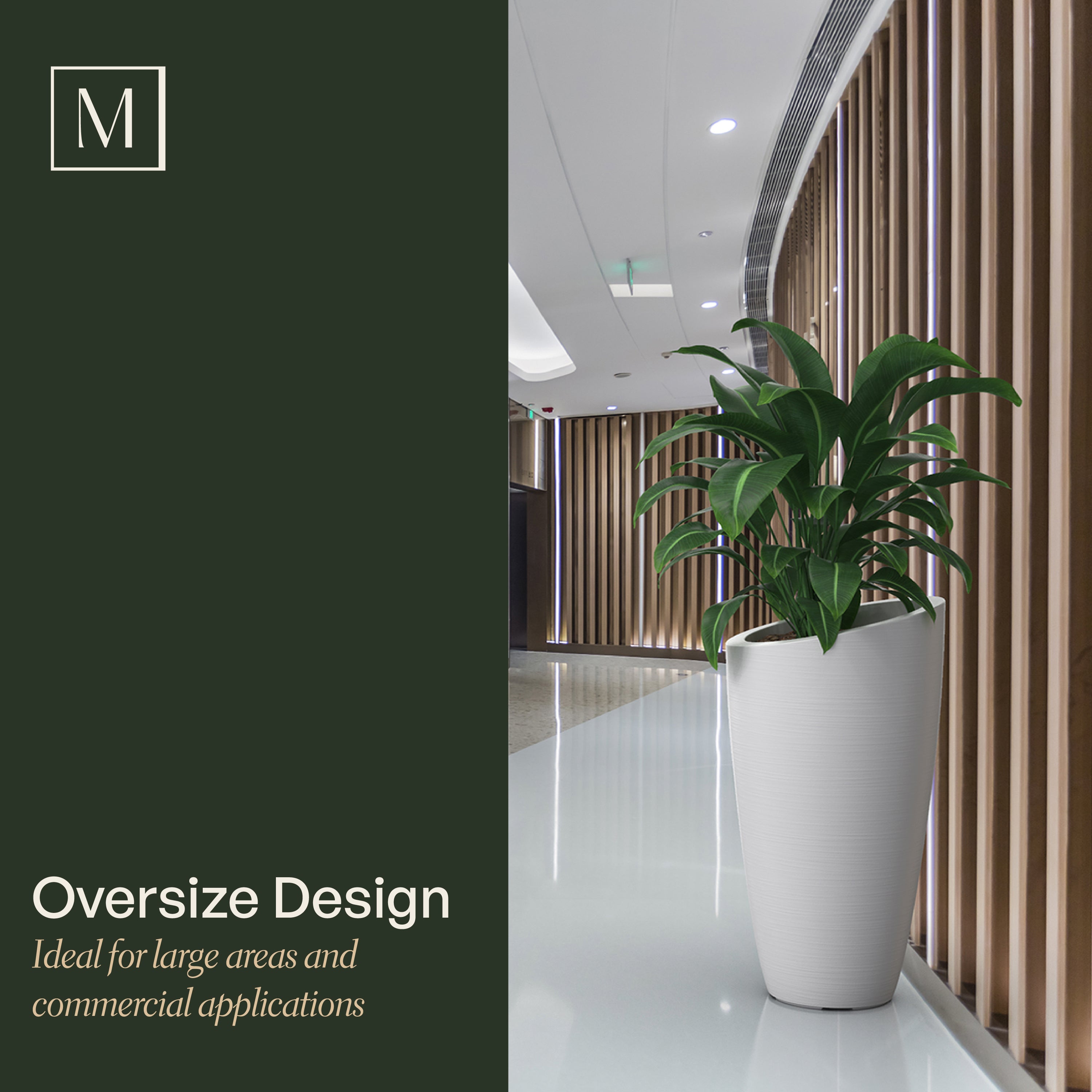 Mayne Modesto 42-Inch Tall Indoor and Outdoor Planter