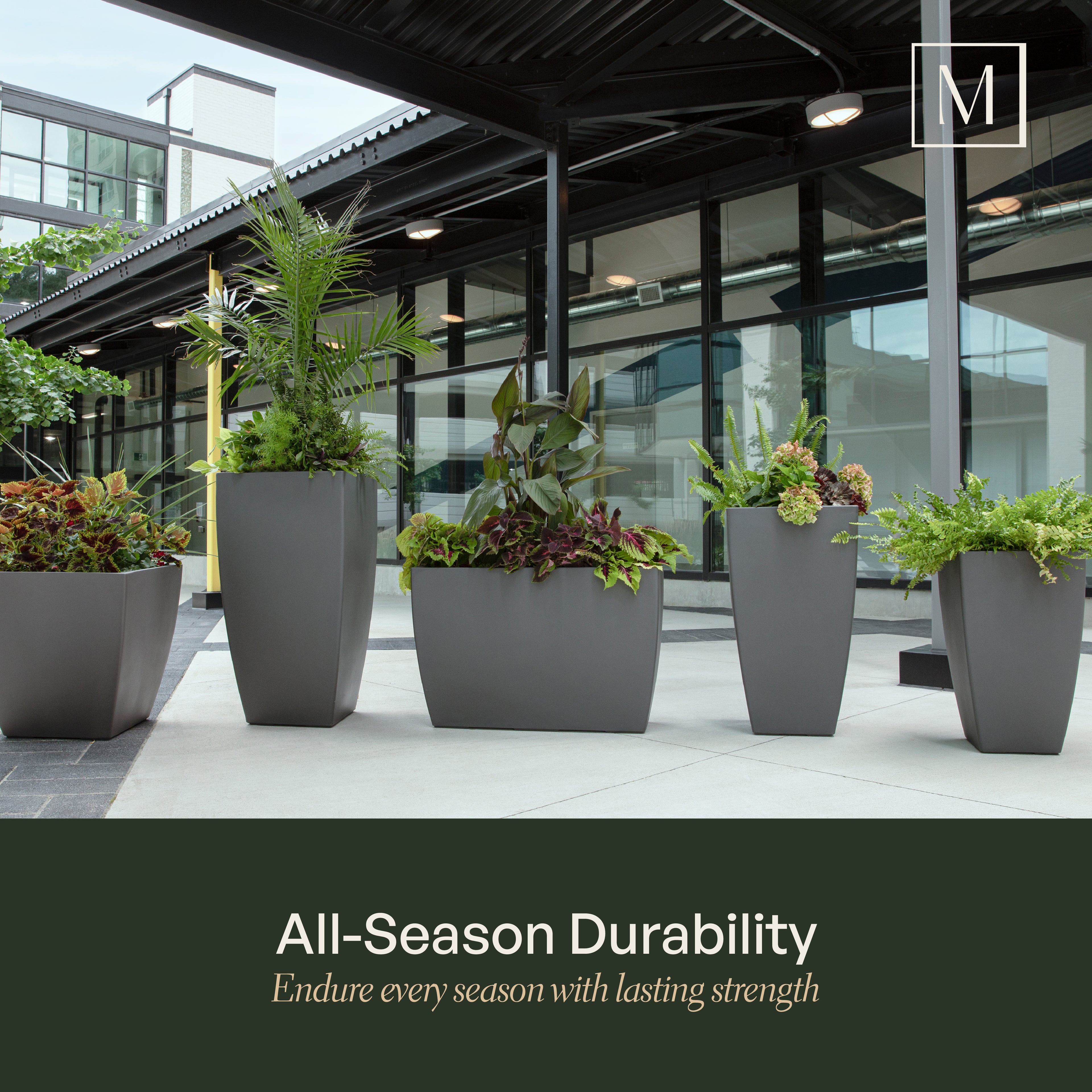 Mayne Kobi 32-Inch Self-Watering Tall Planter