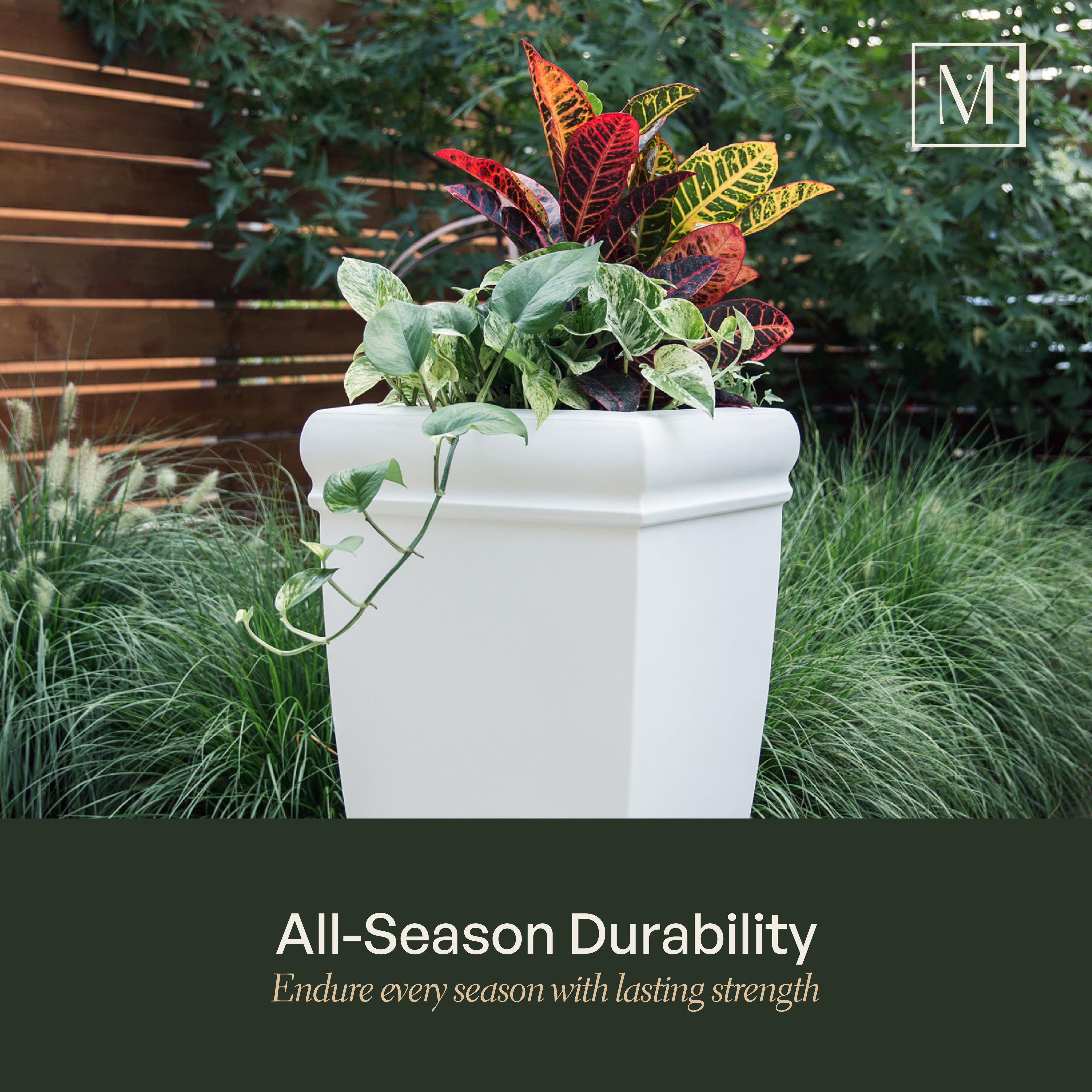 Mayne Chelsey 28in Tall Planter (2-Pack)