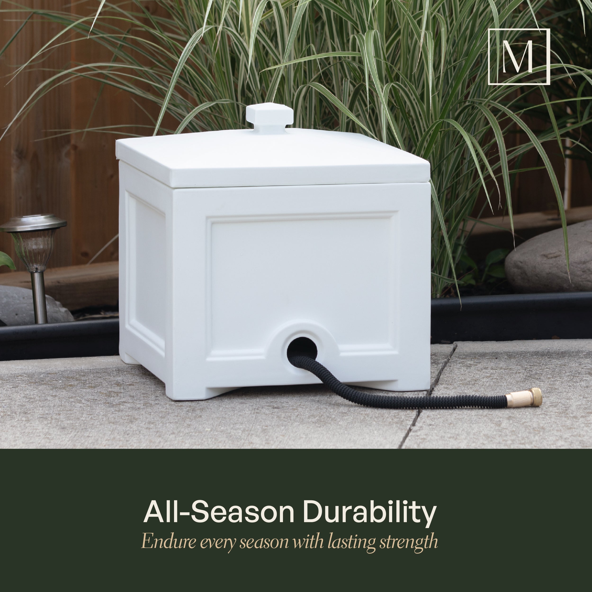 Mayne Fairfield Garden Hose Bin