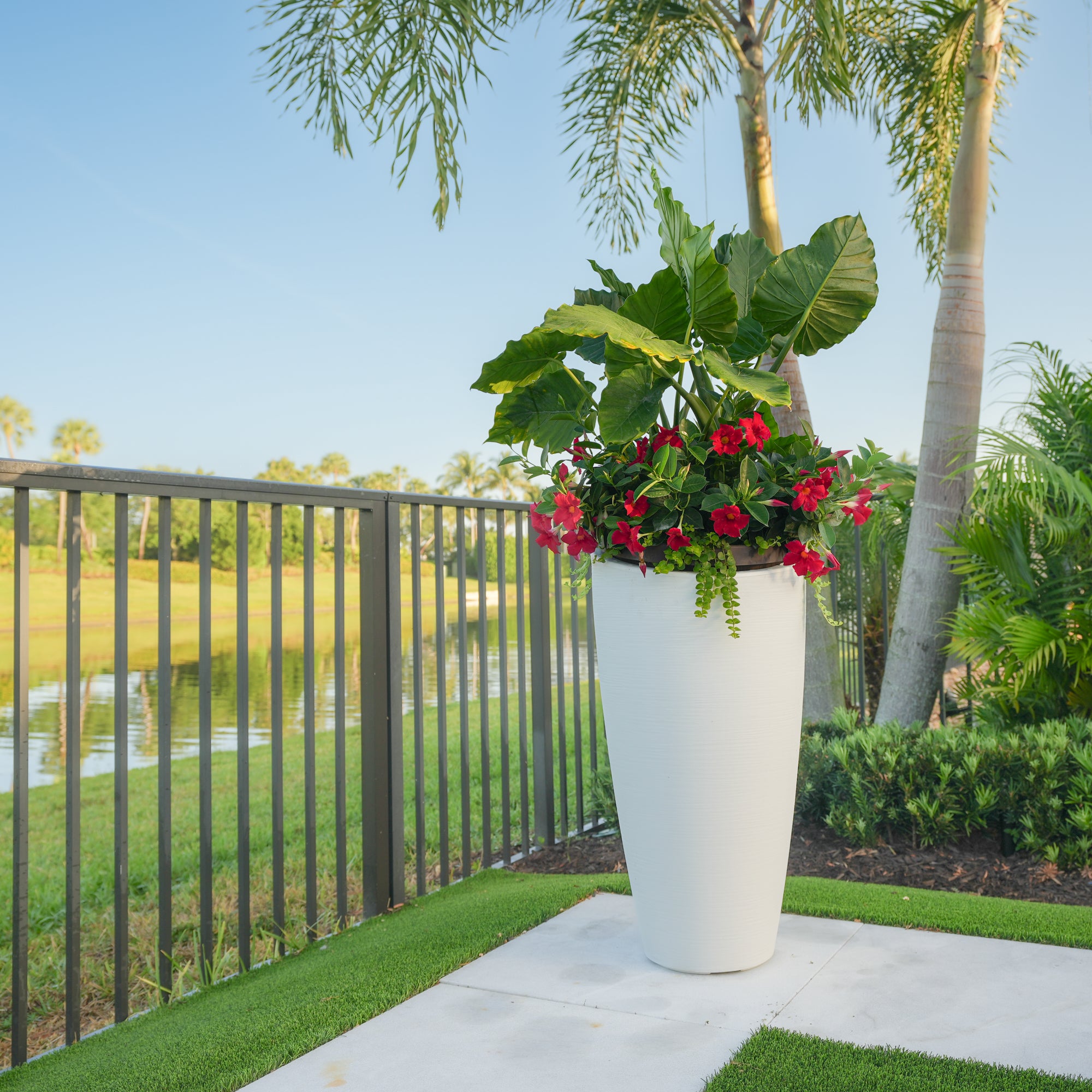 Mayne Modesto 32-Inch Tall Indoor and Outdoor Planter