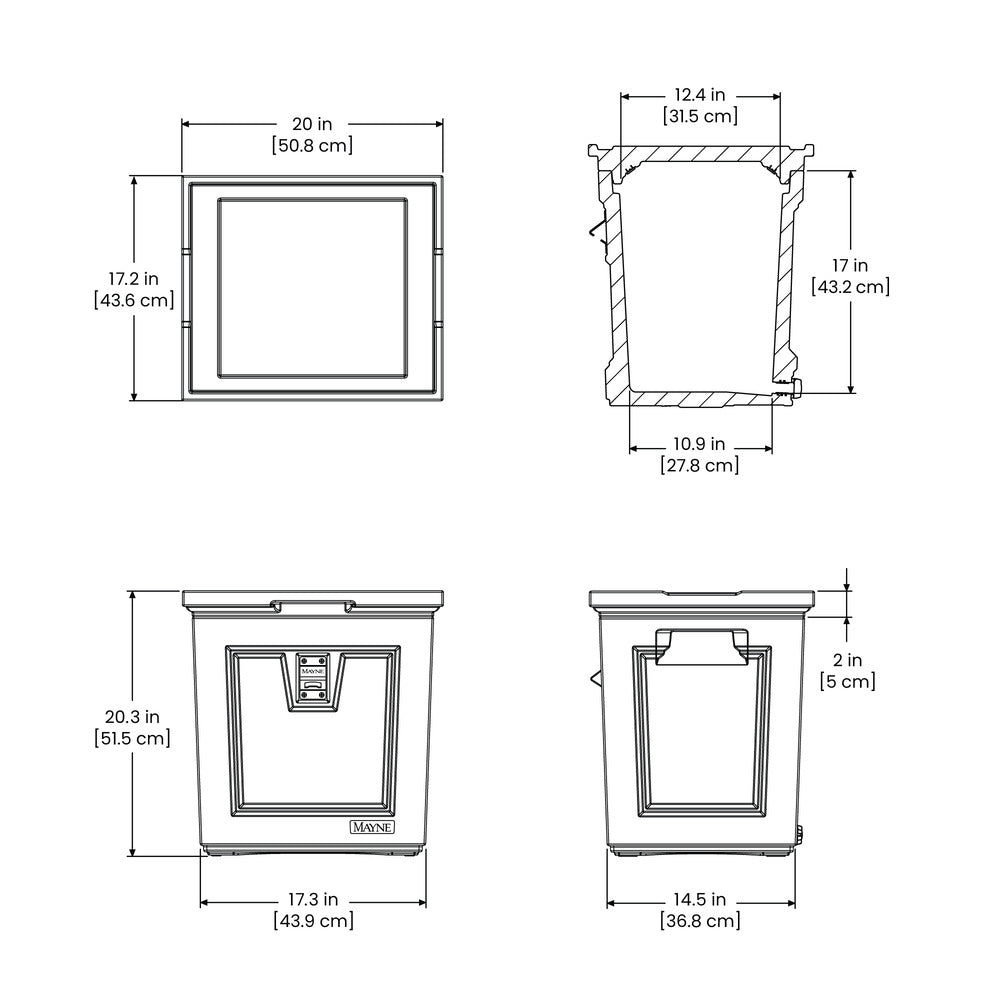 Fairfield Patio Cooler - 50 quart capacity