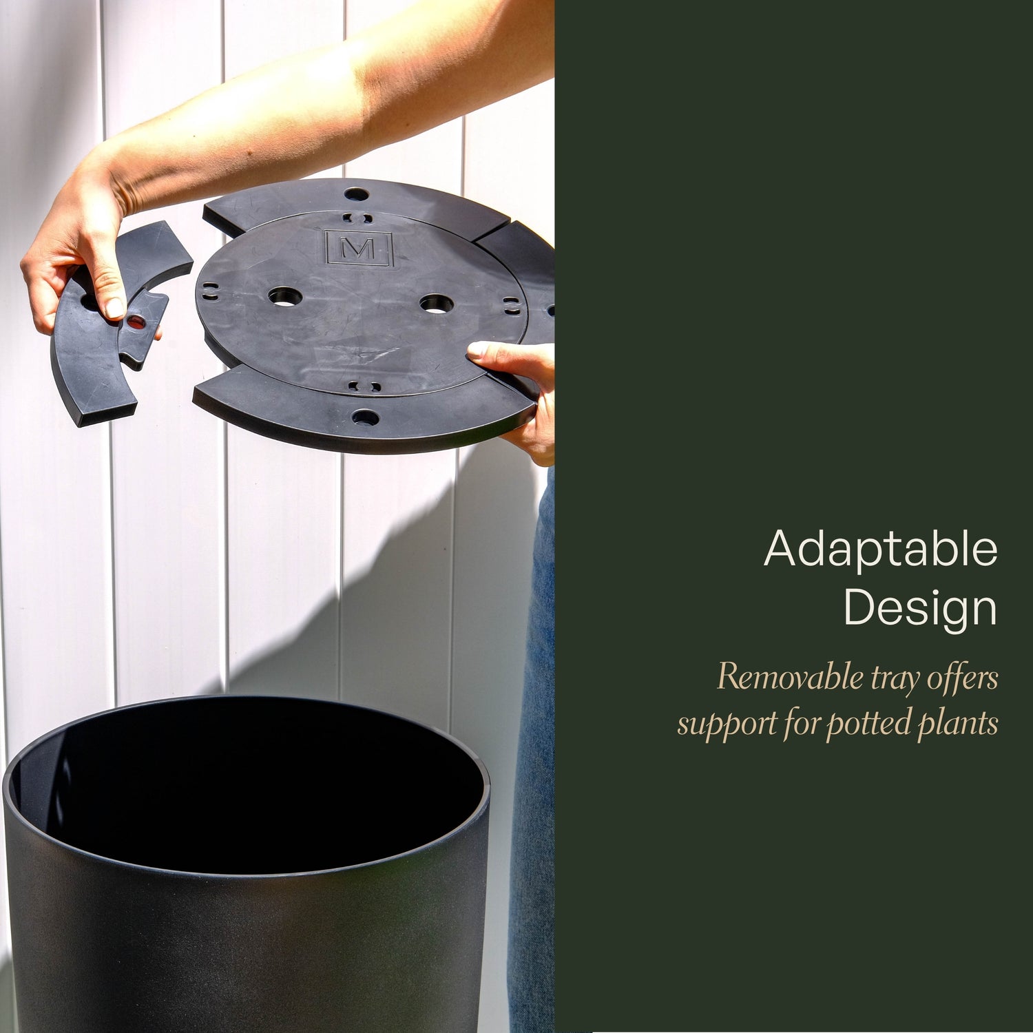 Mayne Solace Planter with Removable Planting Tray