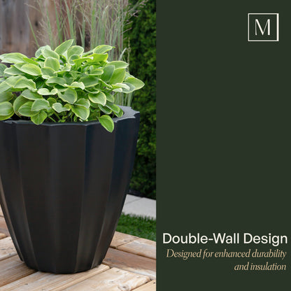 Mayne Sedona 18-Inch Self-Watering Round Planter