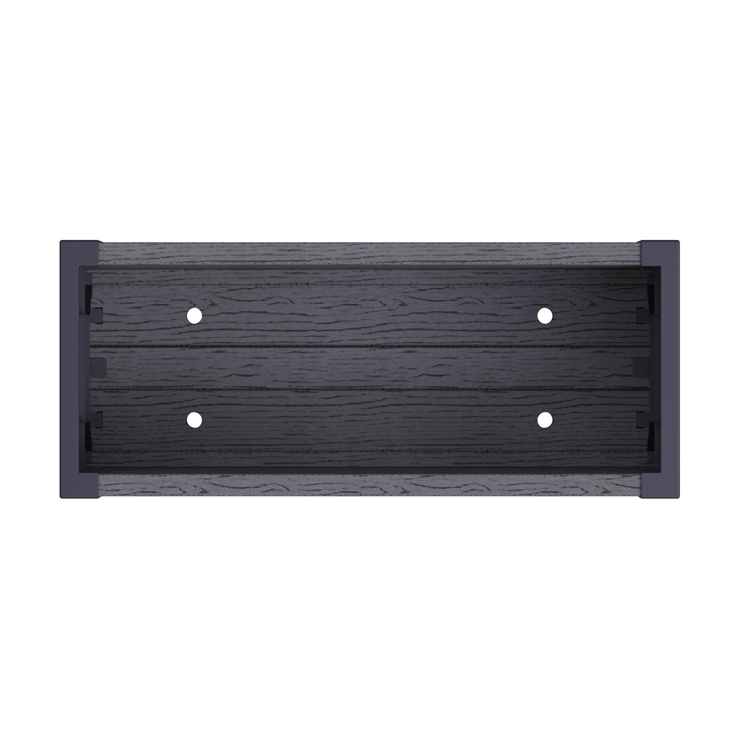 Mayne Horizon 2ft Window Box with Steel Wall Mount Brackets