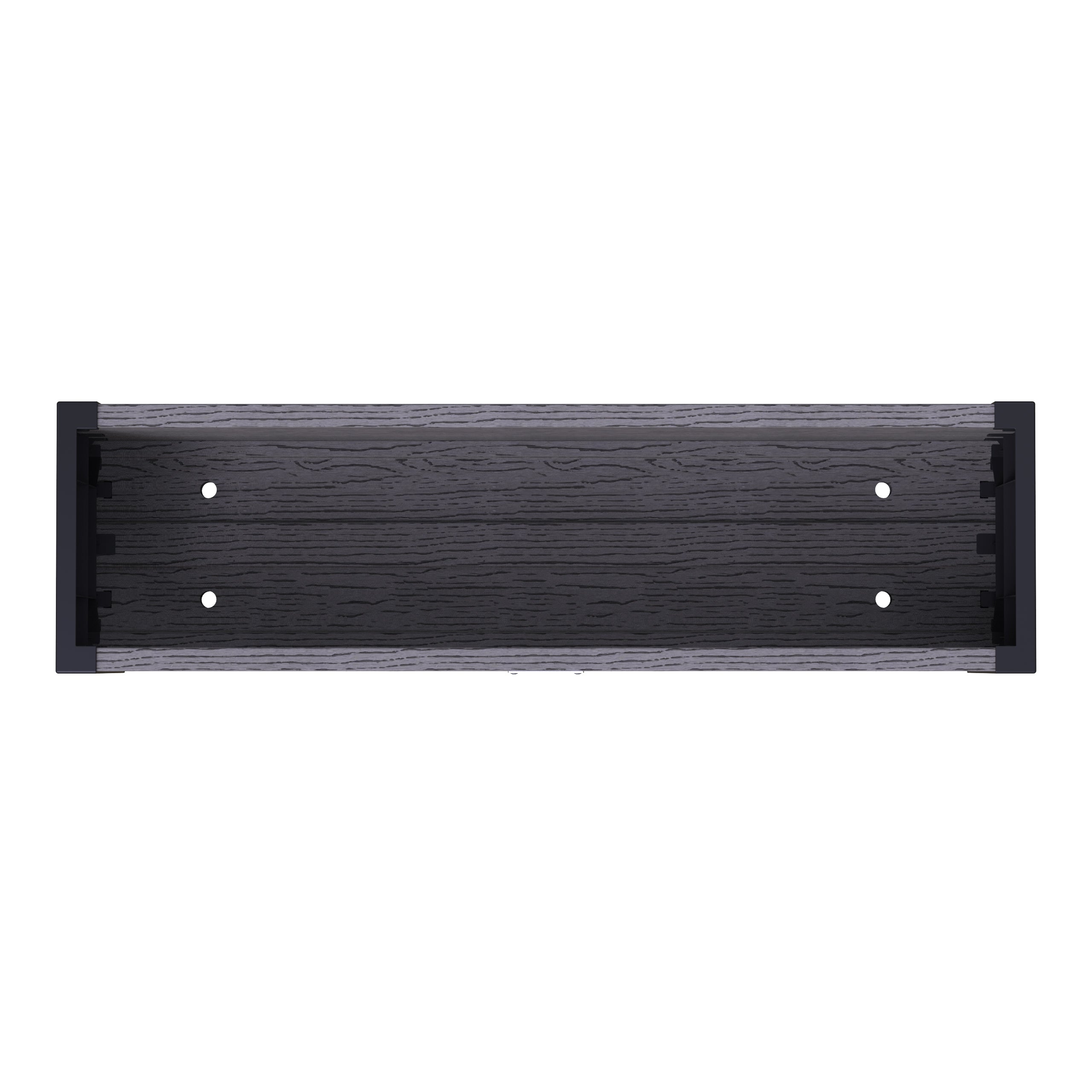 Mayne Horizon 5ft Window Box with Steel Wall Mount Brackets