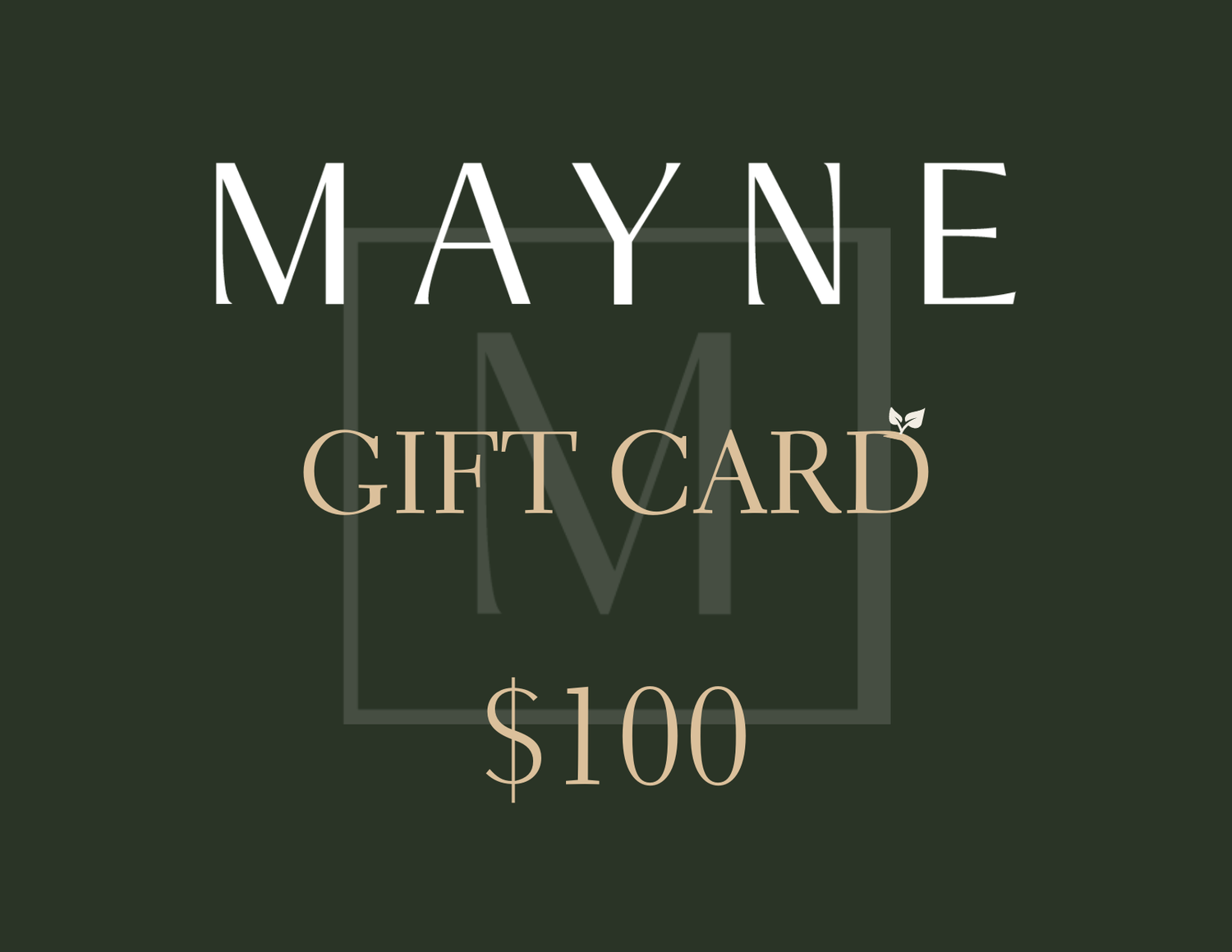Mayne Digital Gift Card