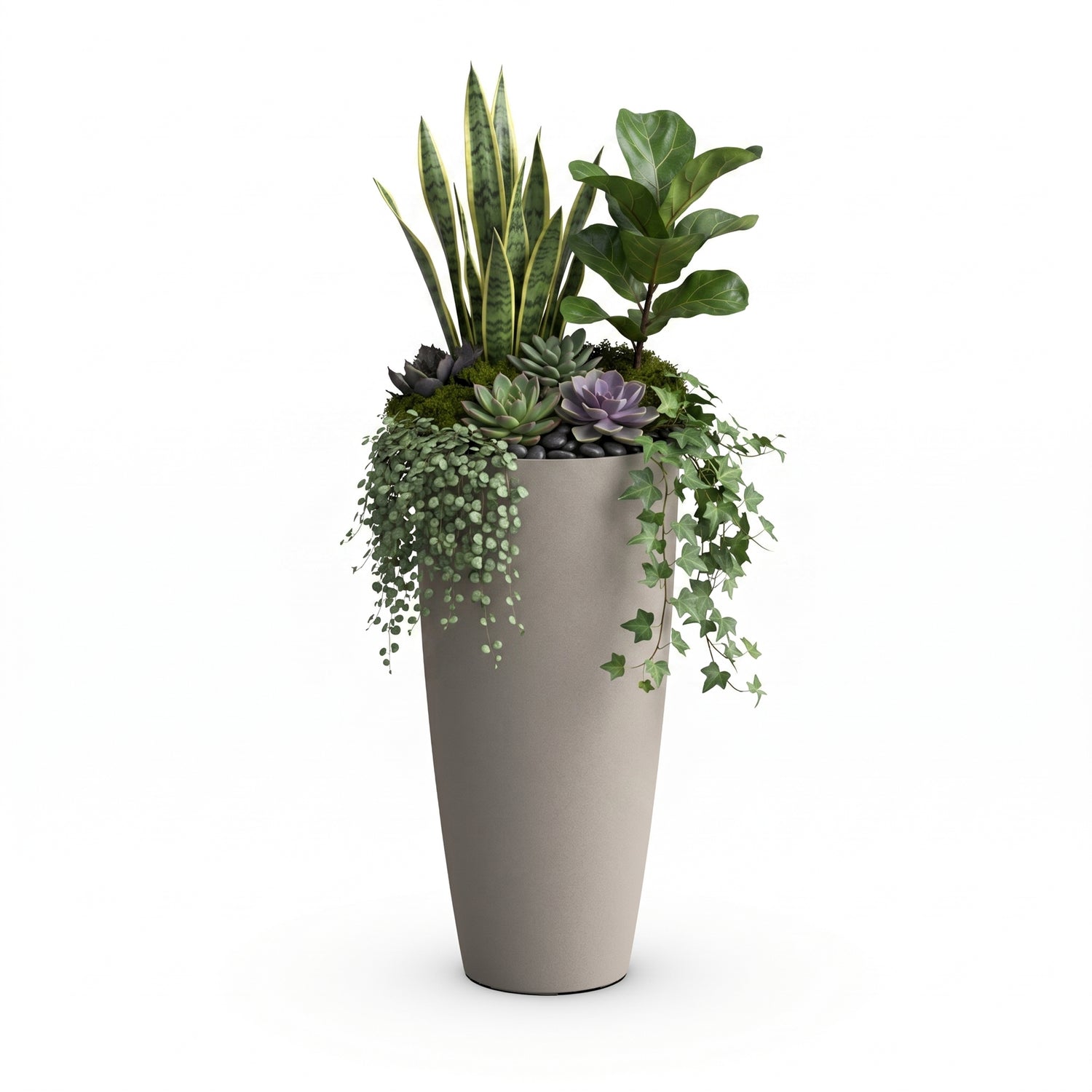 Mayne Solace Planter with Removable Planting Tray