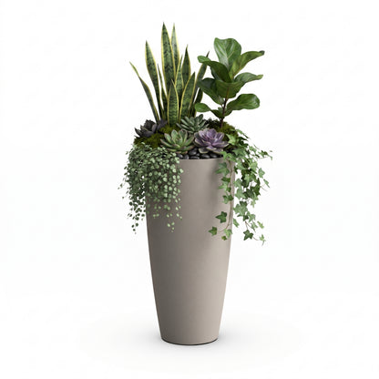 Mayne Solace Planter with Removable Planting Tray