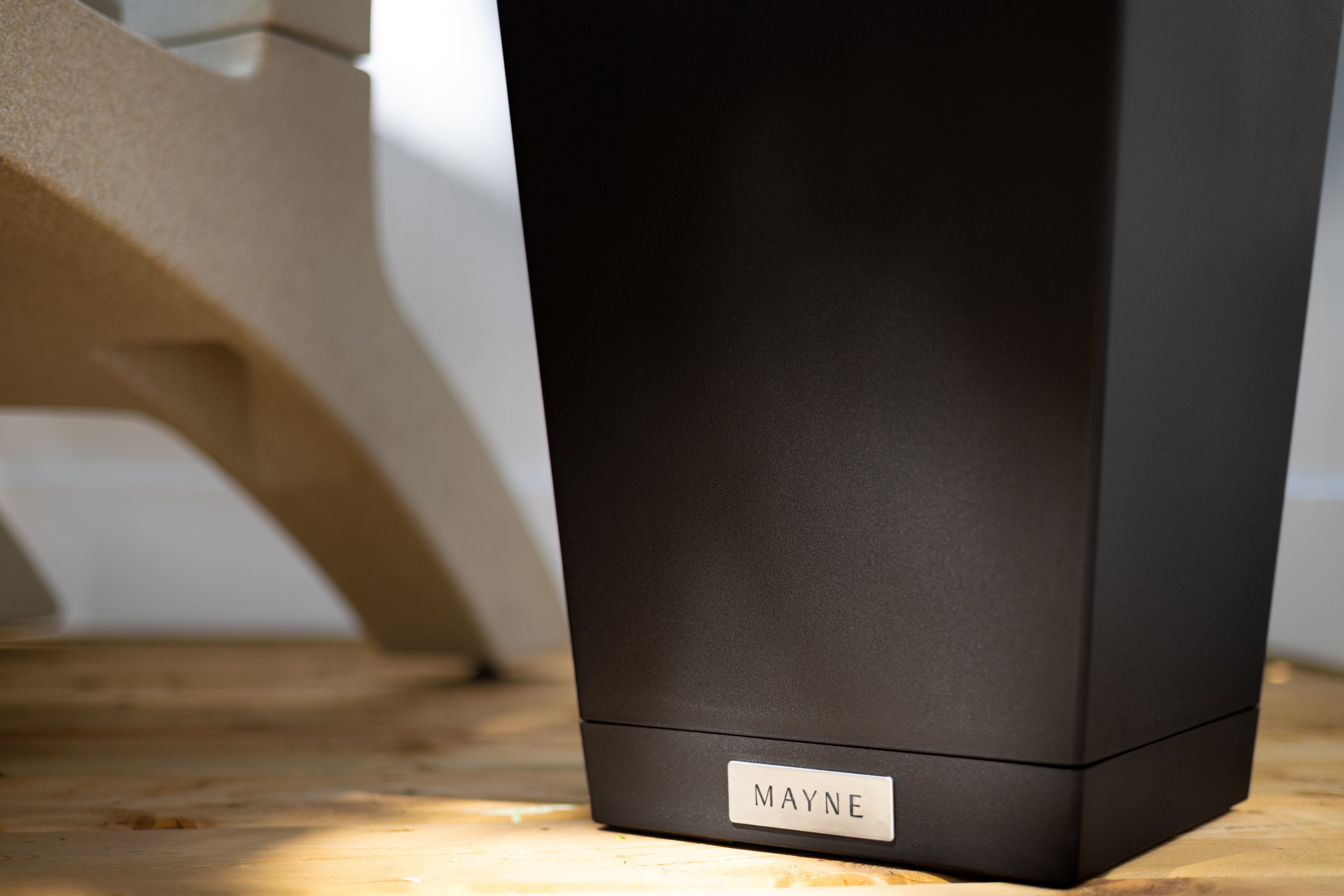 Mayne Evolve 24-Inch Tall Planter with Removable Planting Insert and Drip Tray