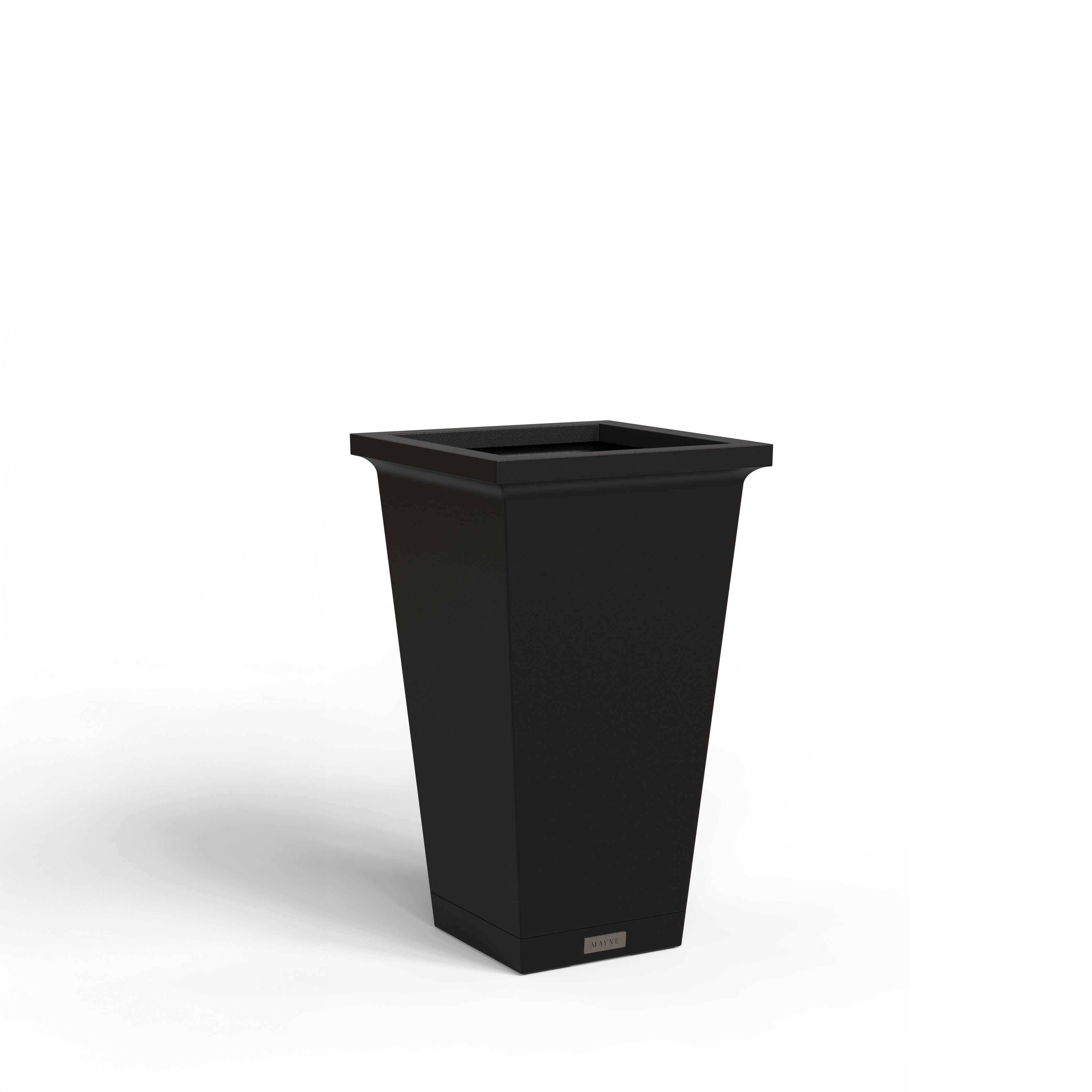 Mayne Evolve 24-Inch Tall Planter with Removable Planting Insert and Drip Tray