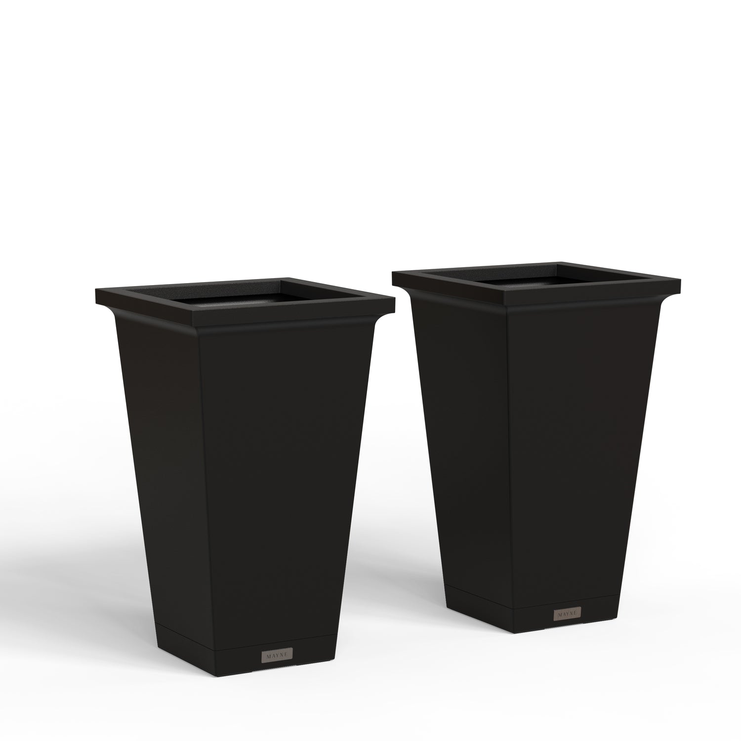 Mayne Evolve 24-Inch Tall Planter with Removable Planting Insert and Drip Tray
