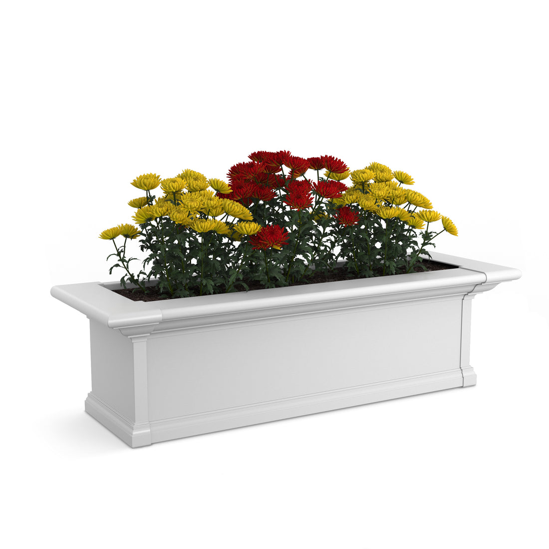 Mayne Yorkshire 3ft Self-Watering Window Box with Steel Wall Mount Brackets