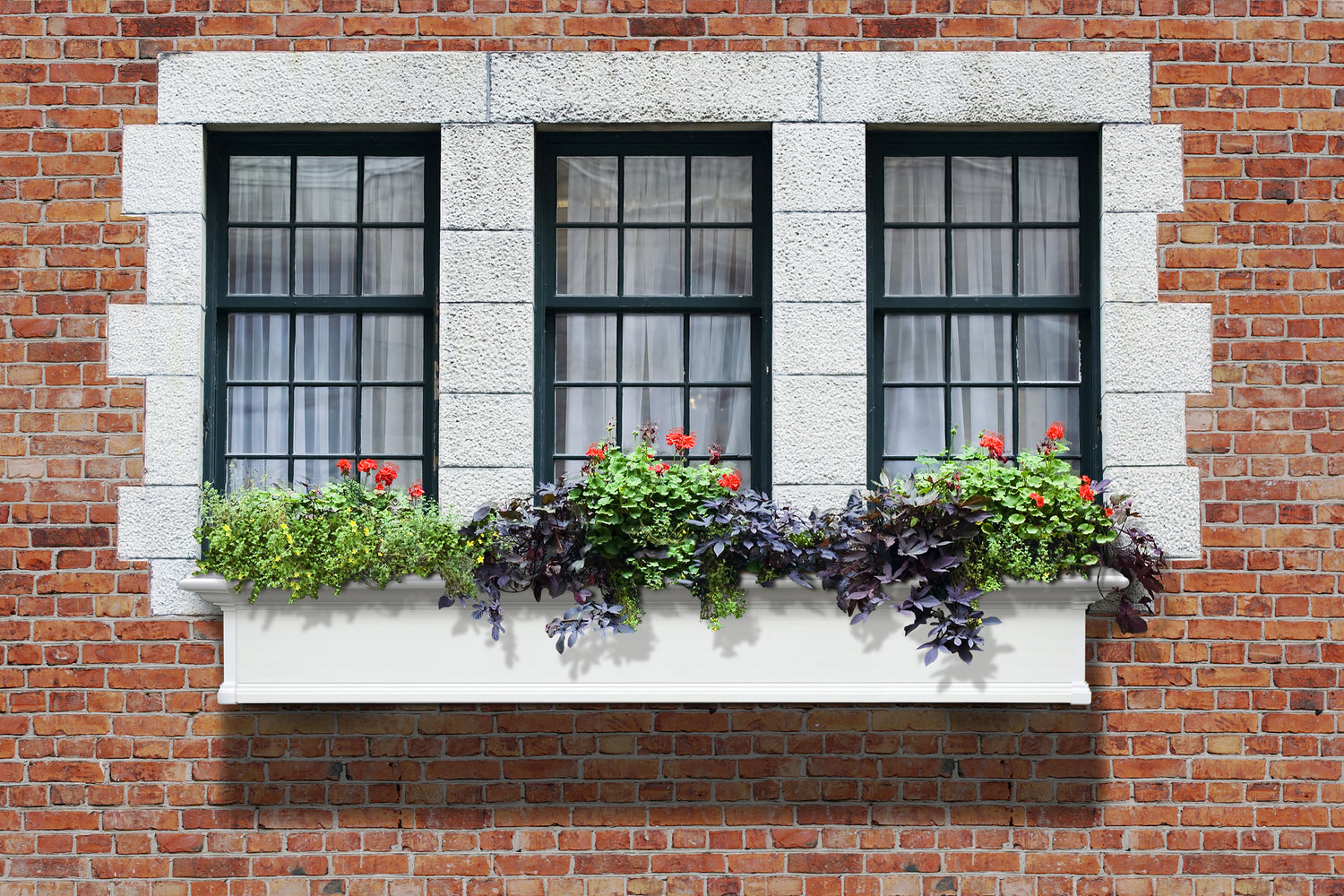 Yorkshire 6ft Window Box - White