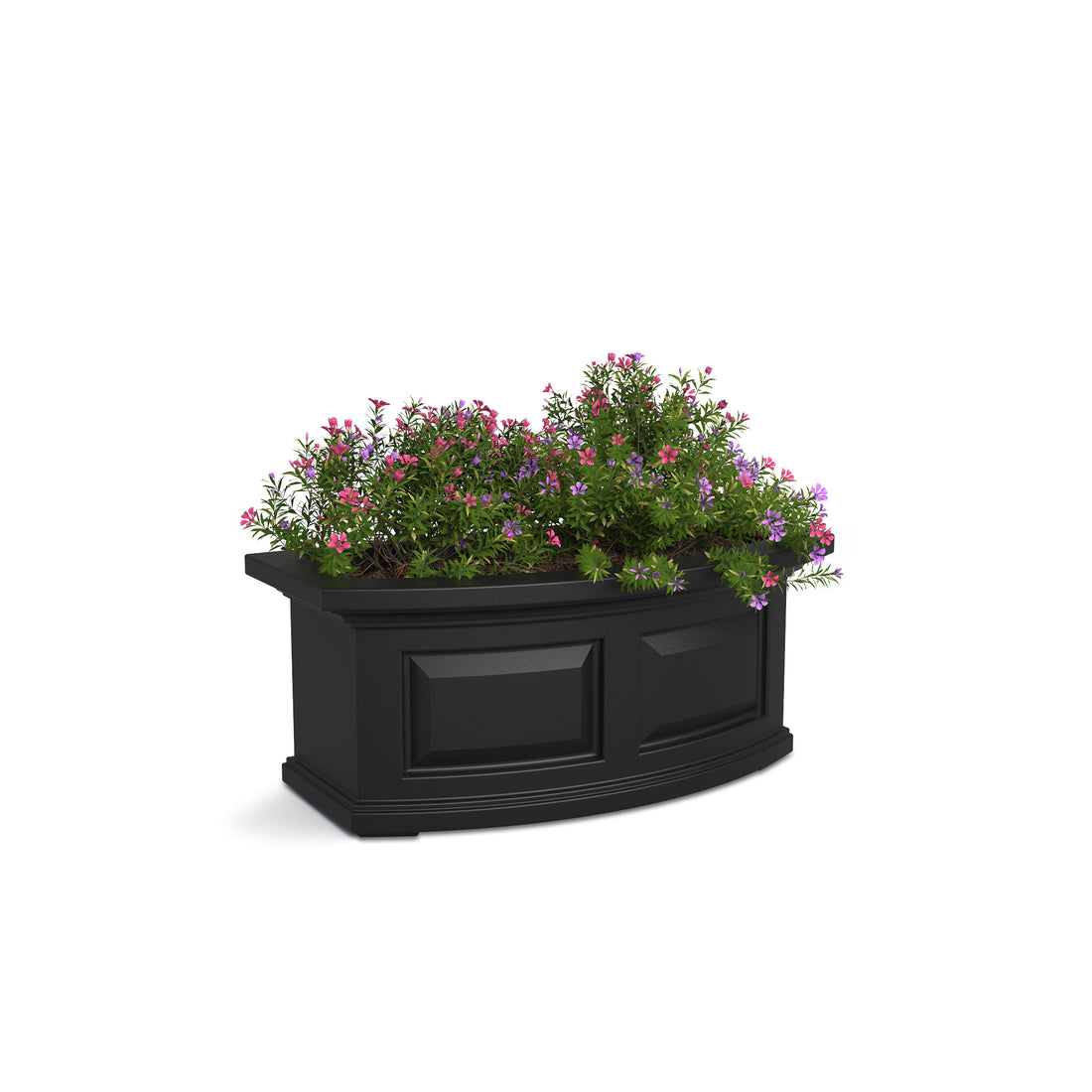 Mayne Nantucket 2ft Self-Watering Window Box with Steel Wall Mount Brackets