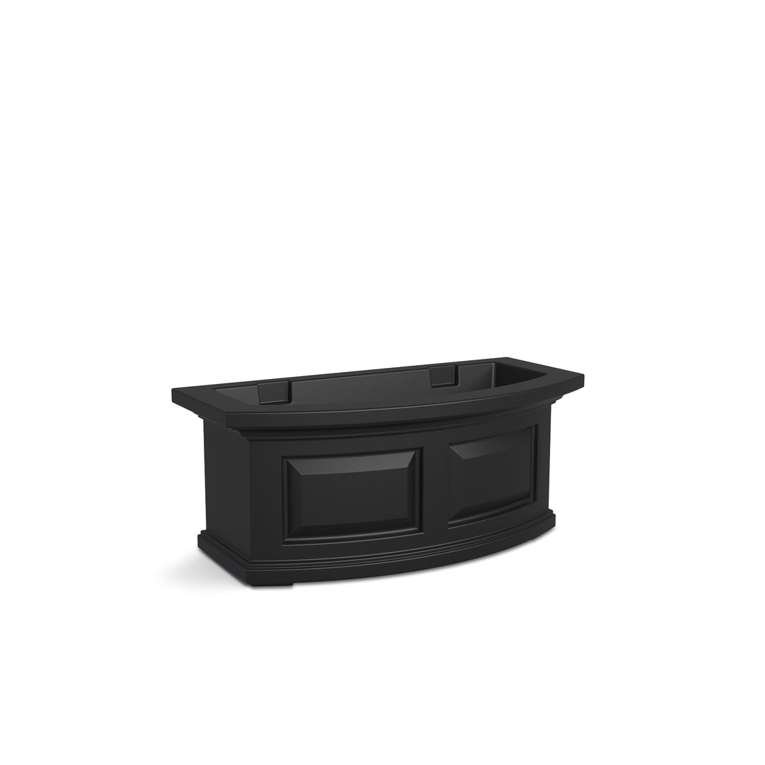 Mayne Nantucket 2ft Self-Watering Window Box with Steel Wall Mount Brackets