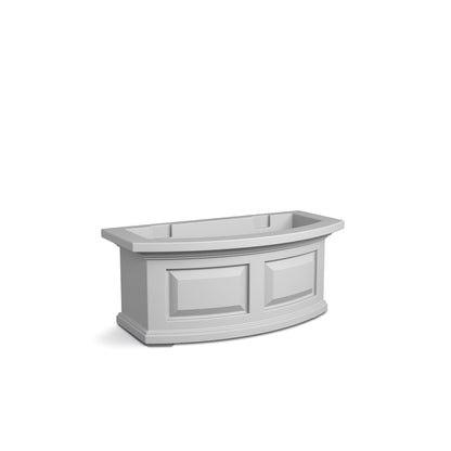 Mayne Nantucket 2ft Self-Watering Window Box with Steel Wall Mount Brackets