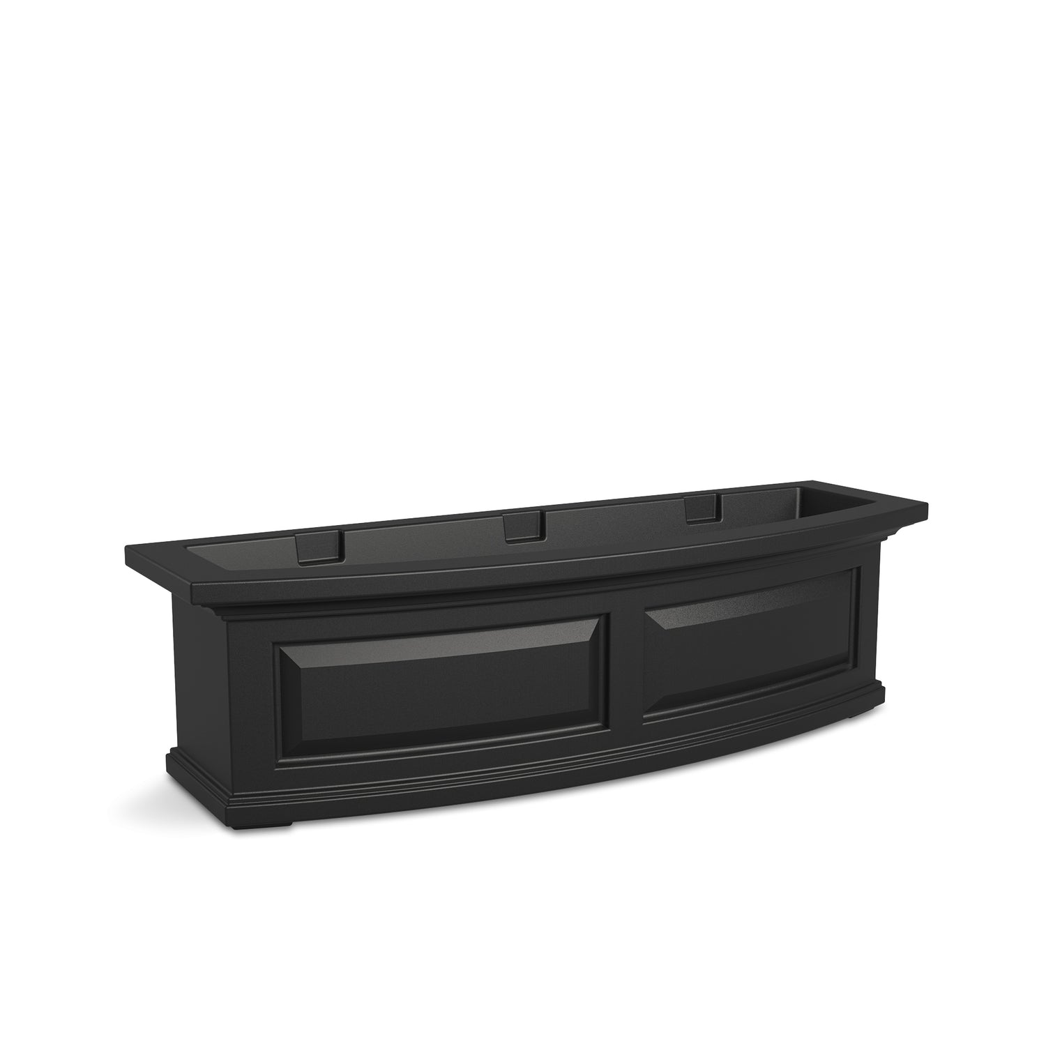Mayne Nantucket 3ft Self-Watering Window Box with Steel Wall Mount Brackets