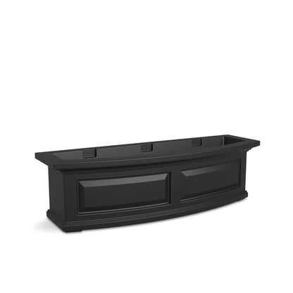 Mayne Nantucket 3ft Self-Watering Window Box with Steel Wall Mount Brackets