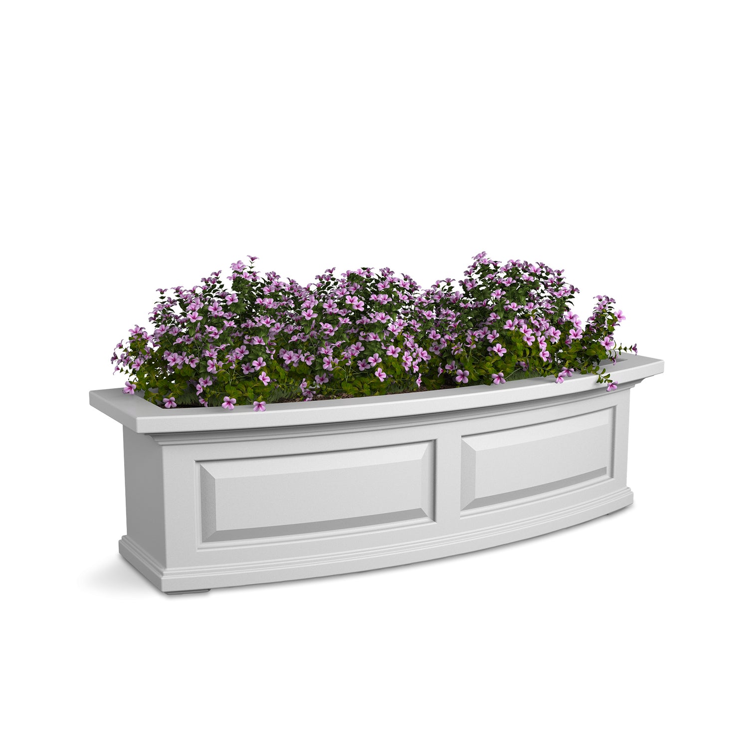 Mayne Nantucket 3ft Self-Watering Window Box with Steel Wall Mount Brackets