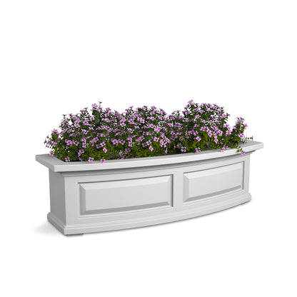 Mayne Nantucket 3ft Self-Watering Window Box with Steel Wall Mount Brackets