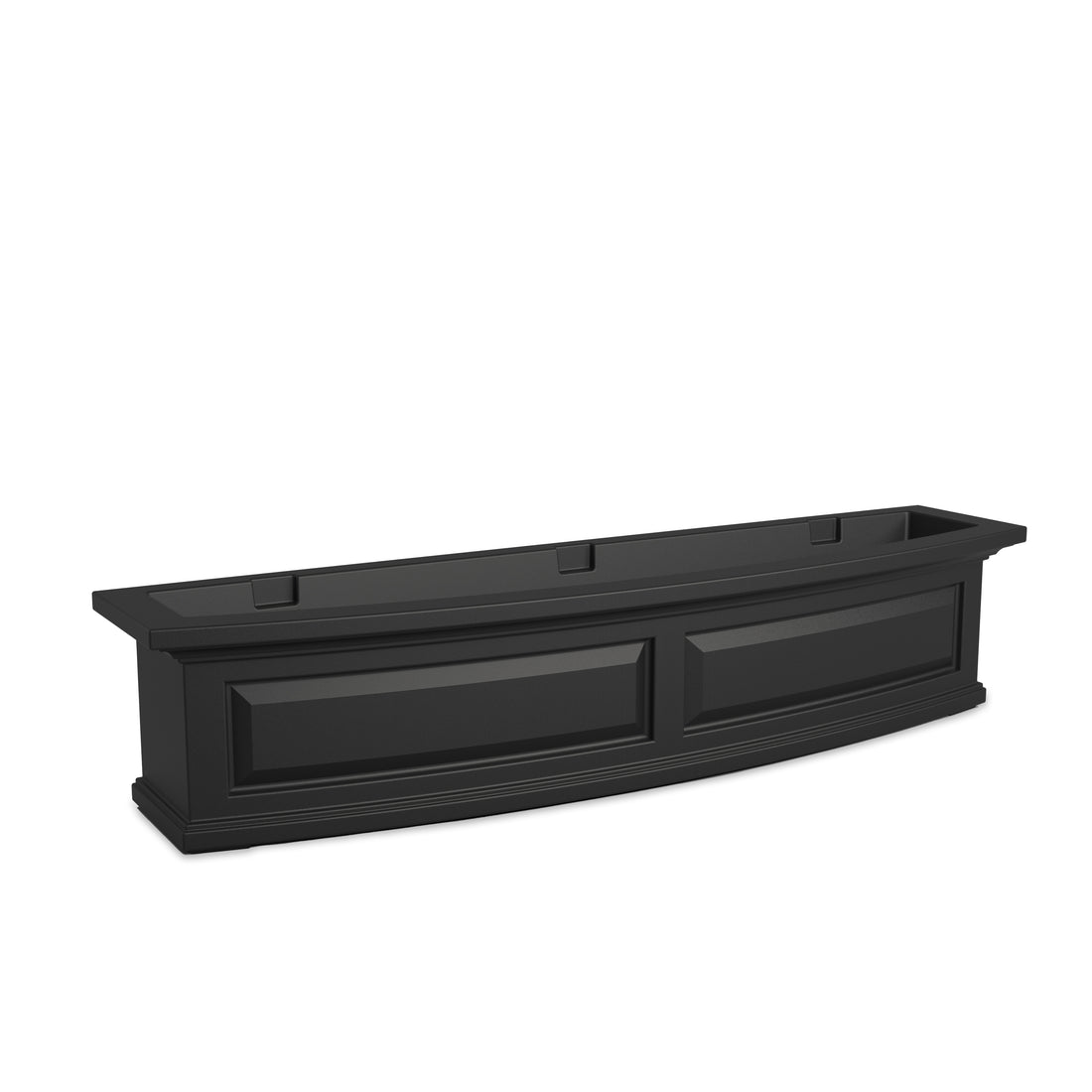 Mayne Nantucket 4ft Self-Watering Window Box with Steel Wall Mount Brackets