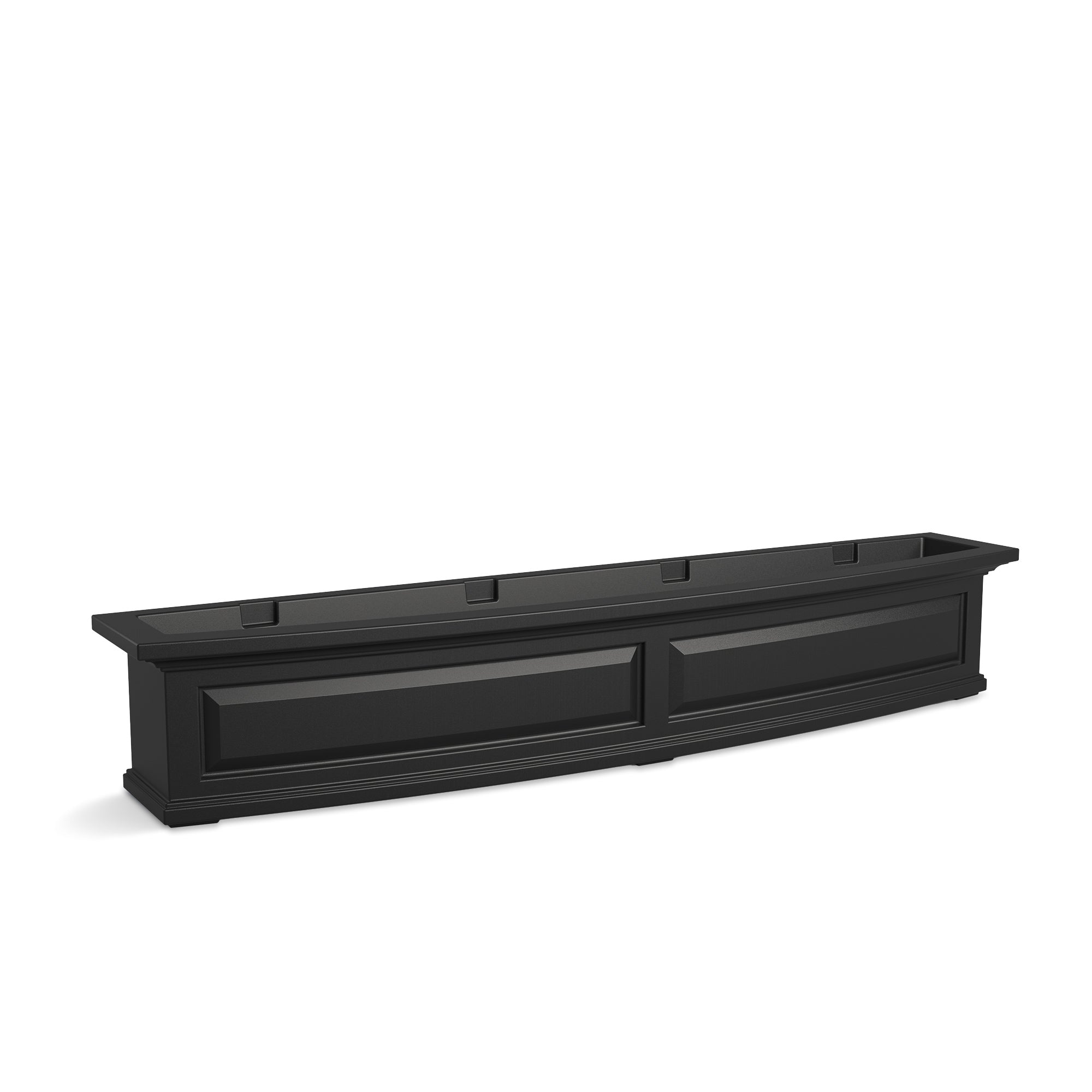 Mayne Nantucket 5ft Self-Watering Window Box with Steel Wall Mount Brackets