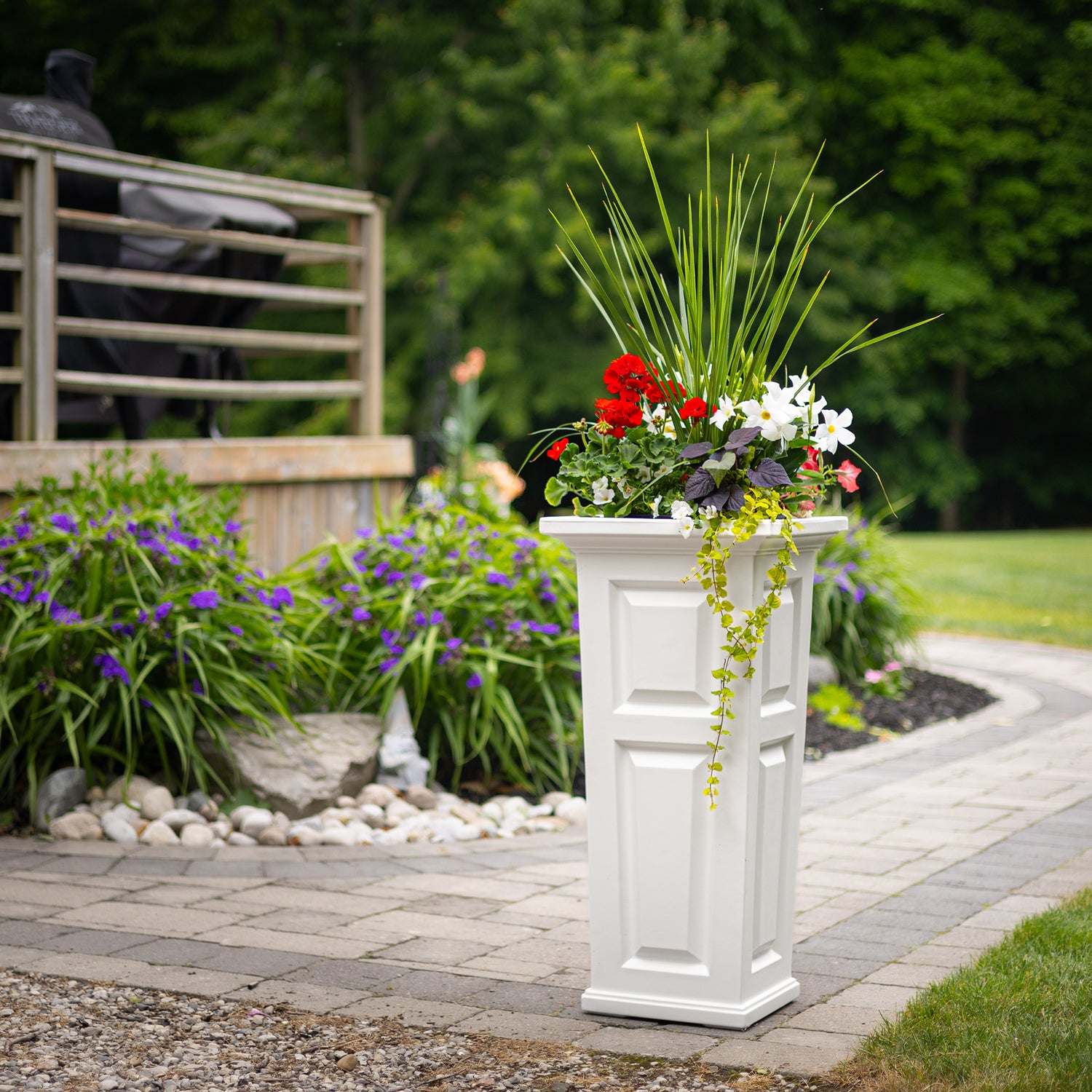 mayne self watering planter Mayne Nantucket Tall Planter