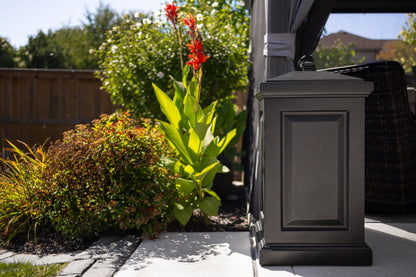 Mayne Berkshire Multi-Purpose Storage Bin - Includes Waste Bag Hooks (Black)